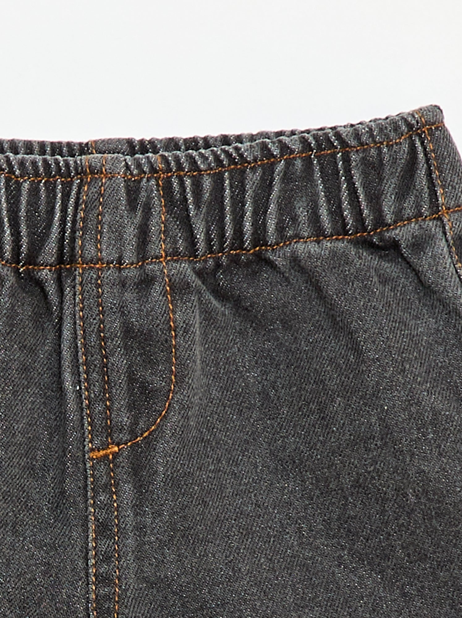 Short en denim - Gris