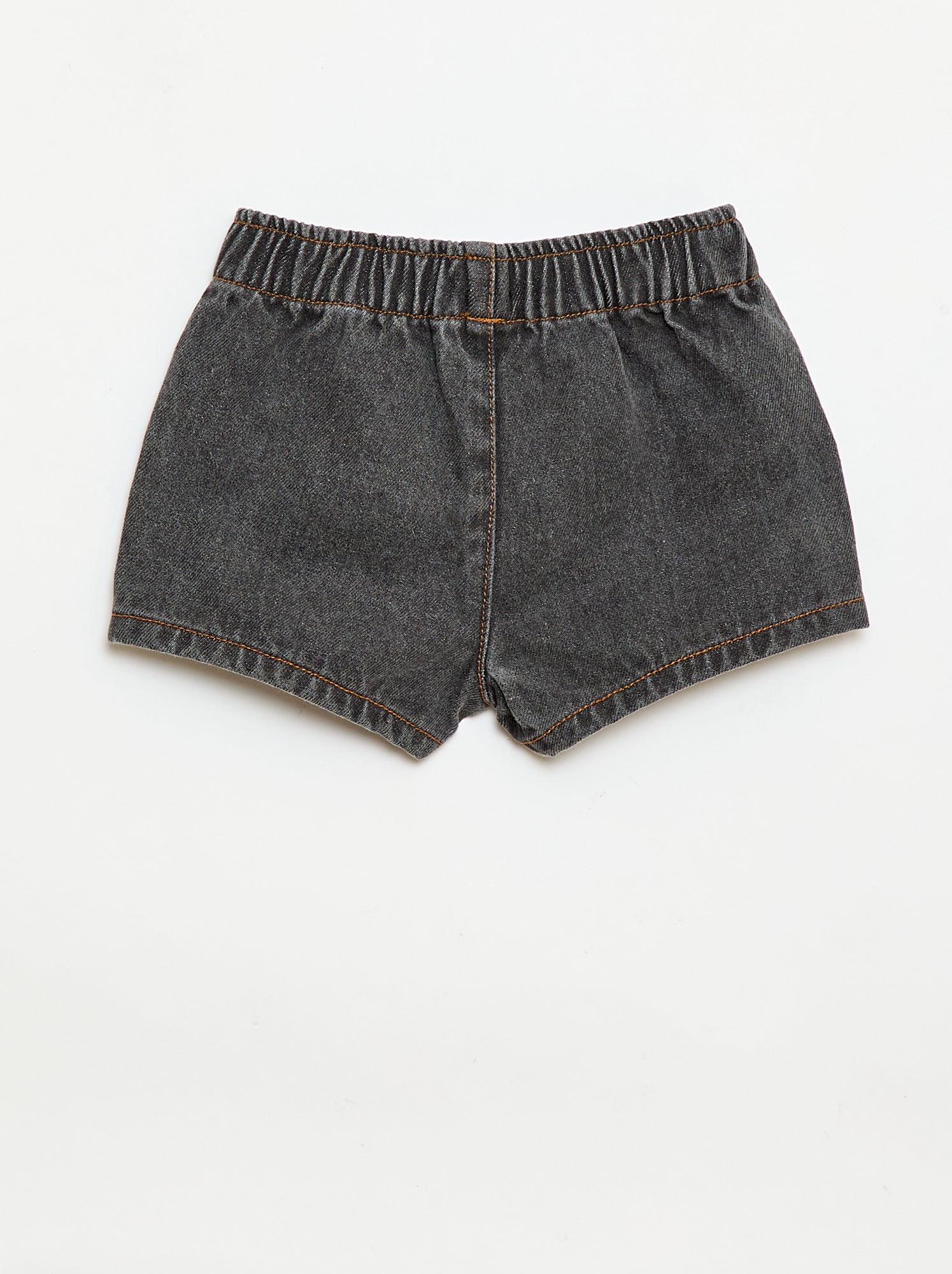 Short en denim - Gris
