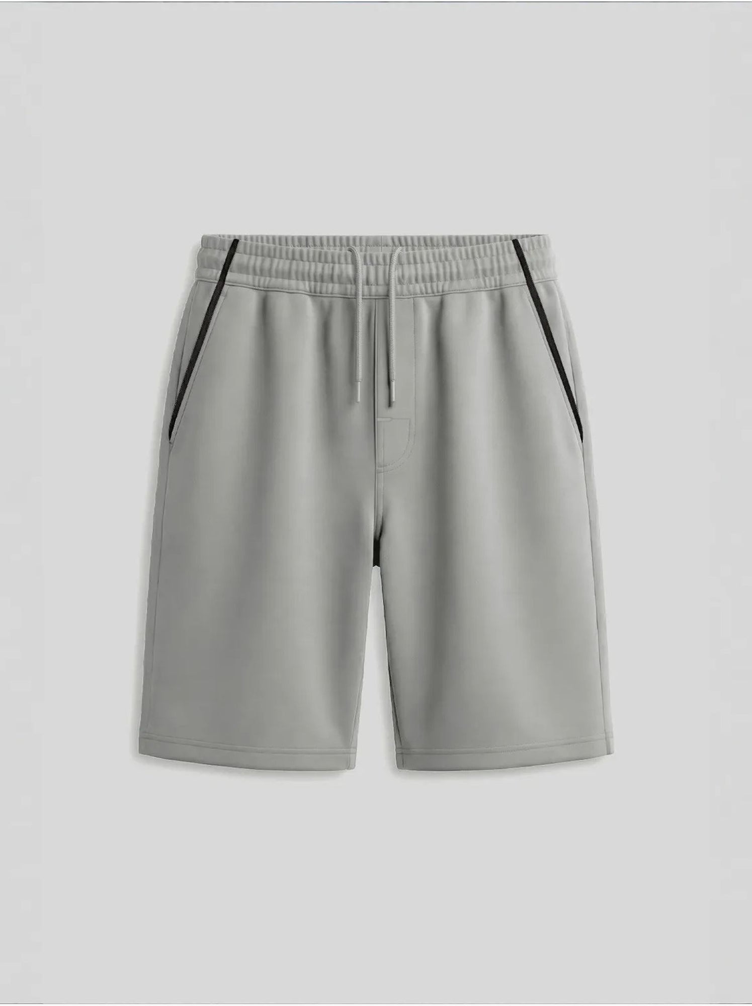 Short en mélange de coton pour jeune tommy - Gris clair