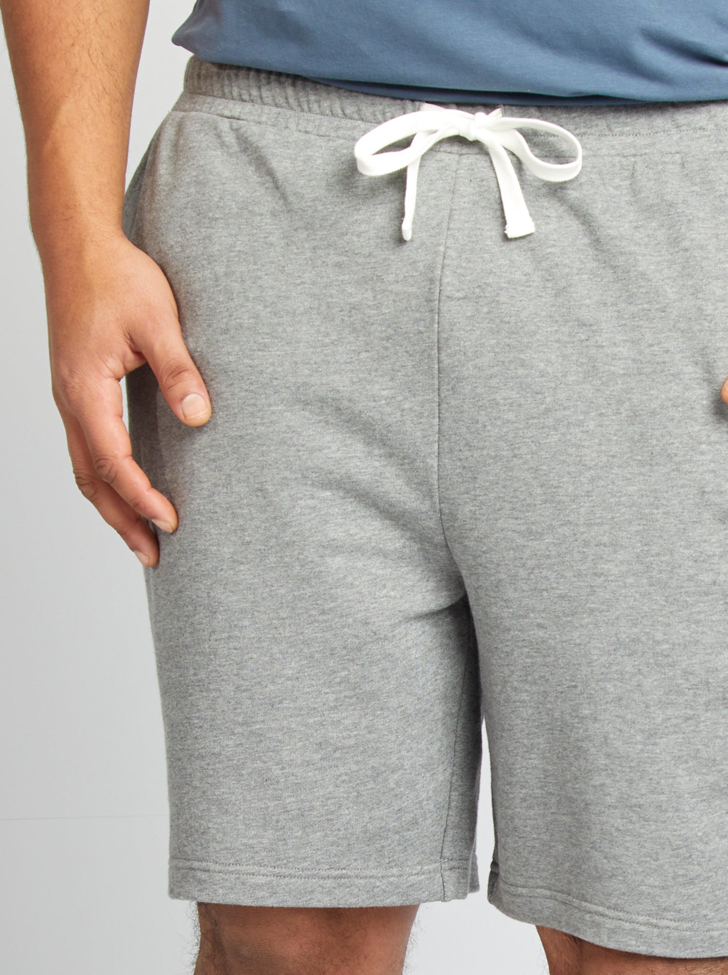 Short en molleton - Gris