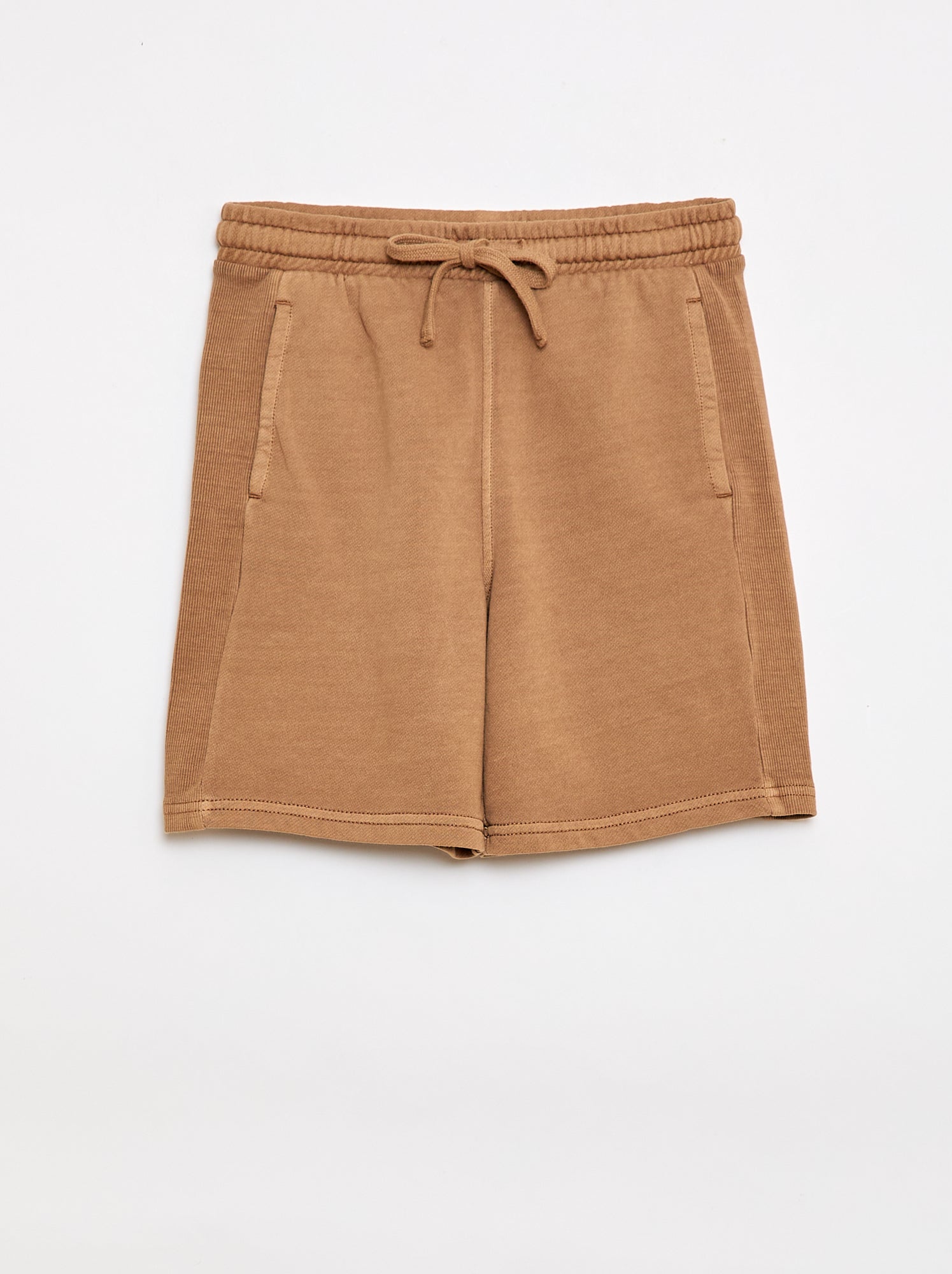 Short en molleton léger - Beige