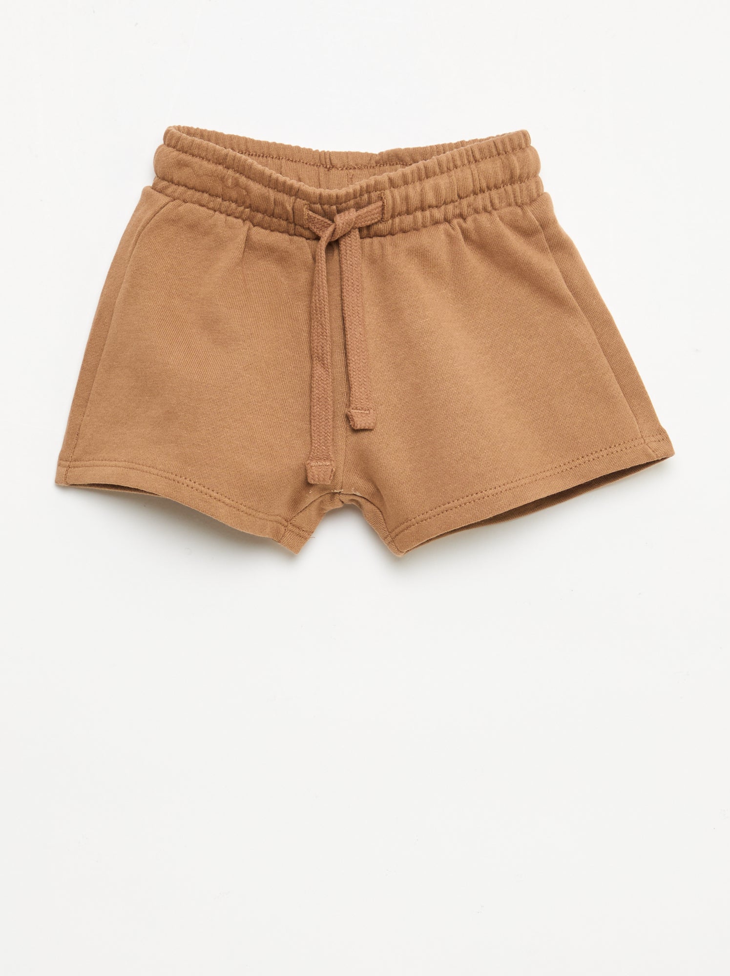 Short en molleton non gratté - Beige (FIQ49_1)