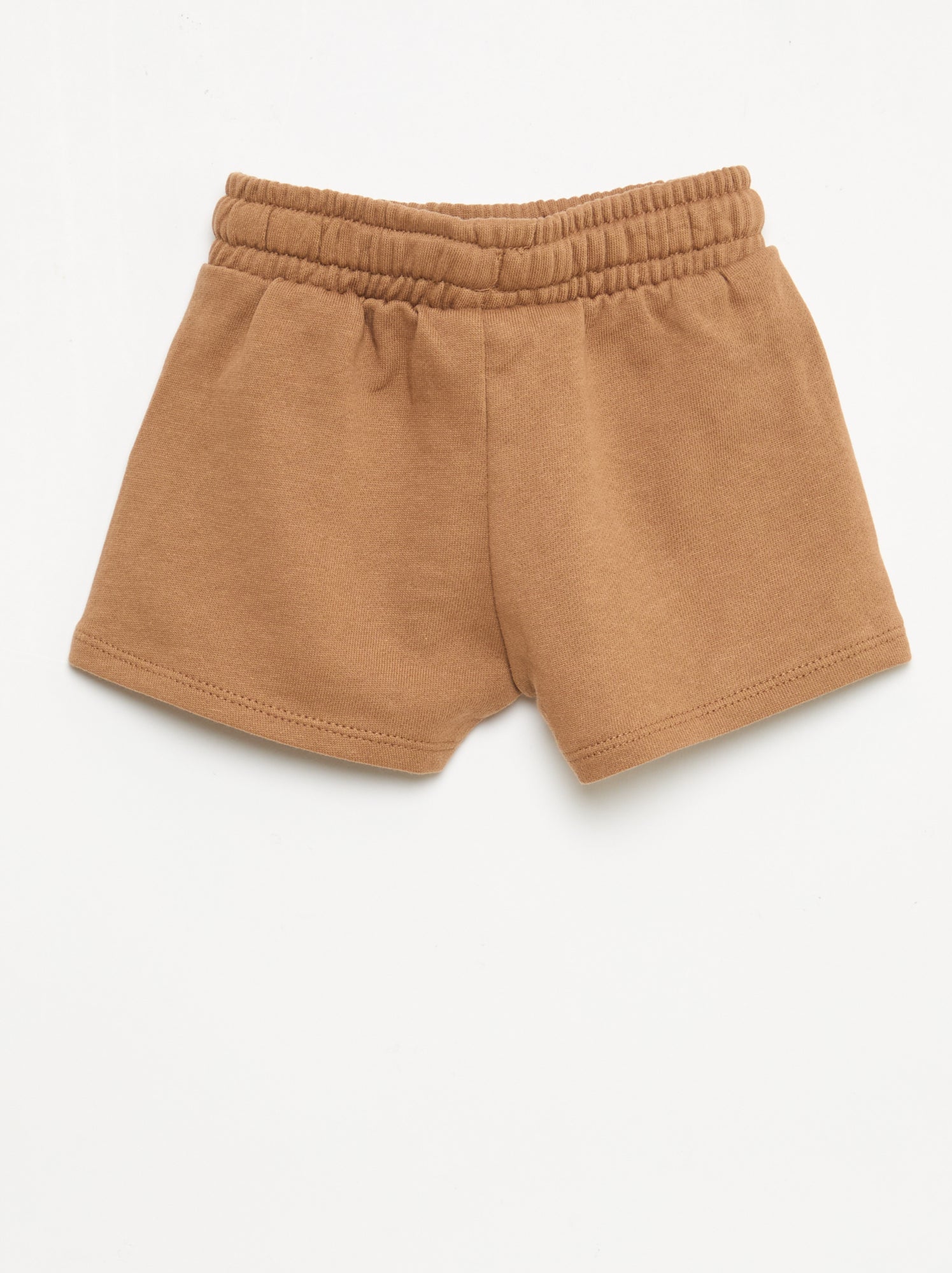 Short en molleton non gratté - Beige (FIQ49_1)