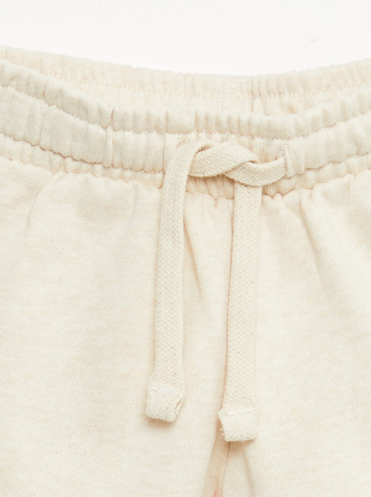 Short en molleton non gratté - Beige (FIQ49_4)