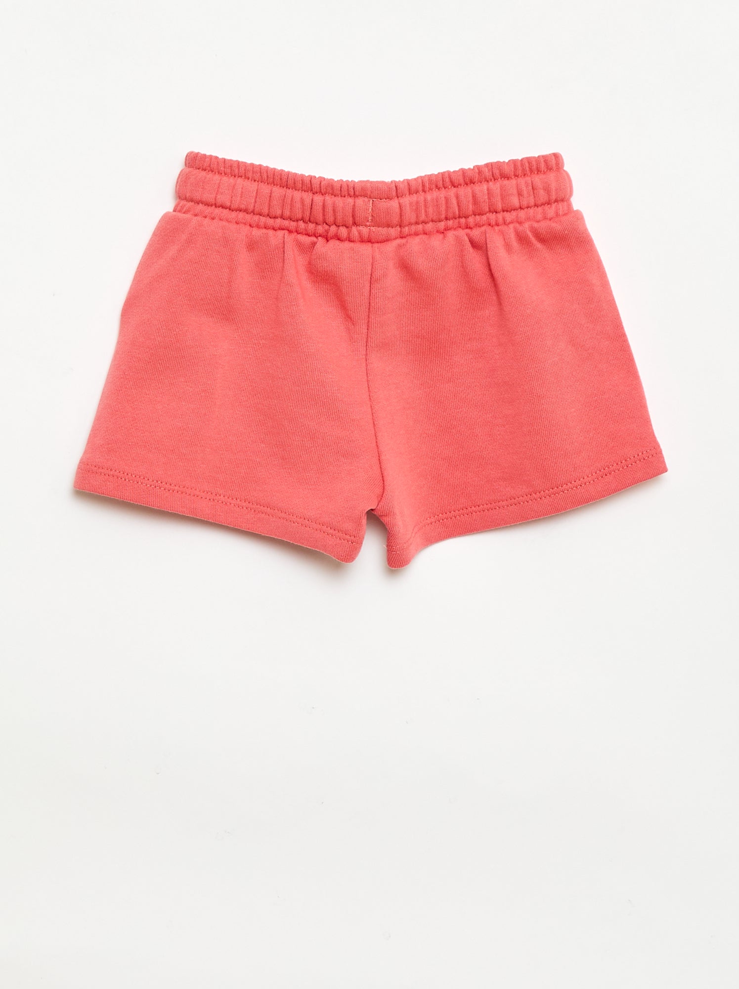 Short en molleton non gratté - Orange