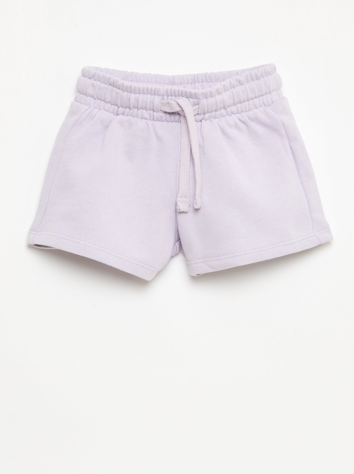 Short en molleton non gratté - Violet