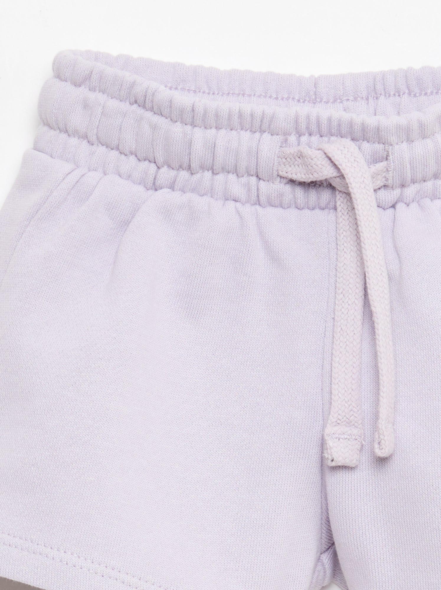 Short en molleton non gratté - Violet