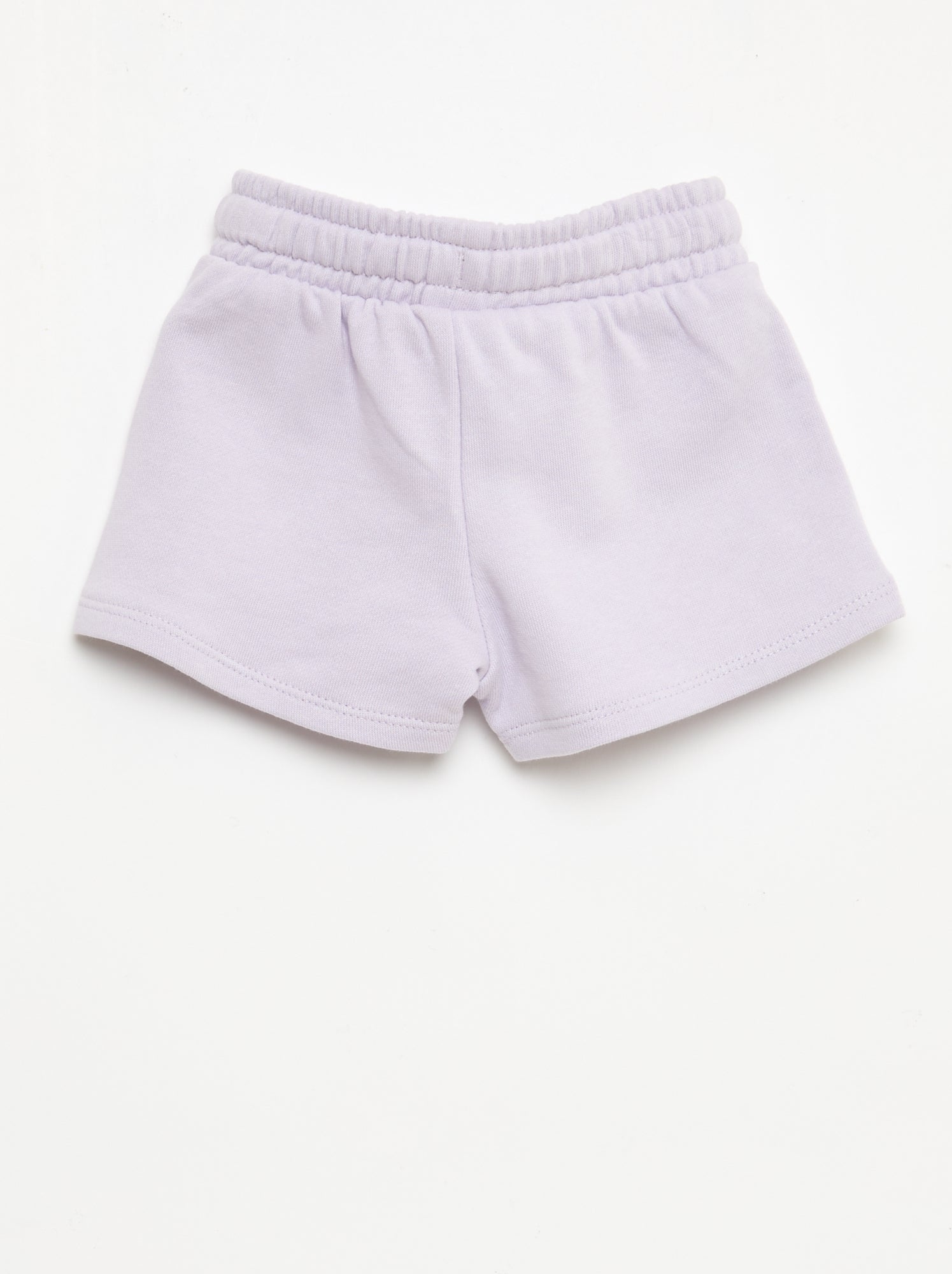 Short en molleton non gratté - Violet