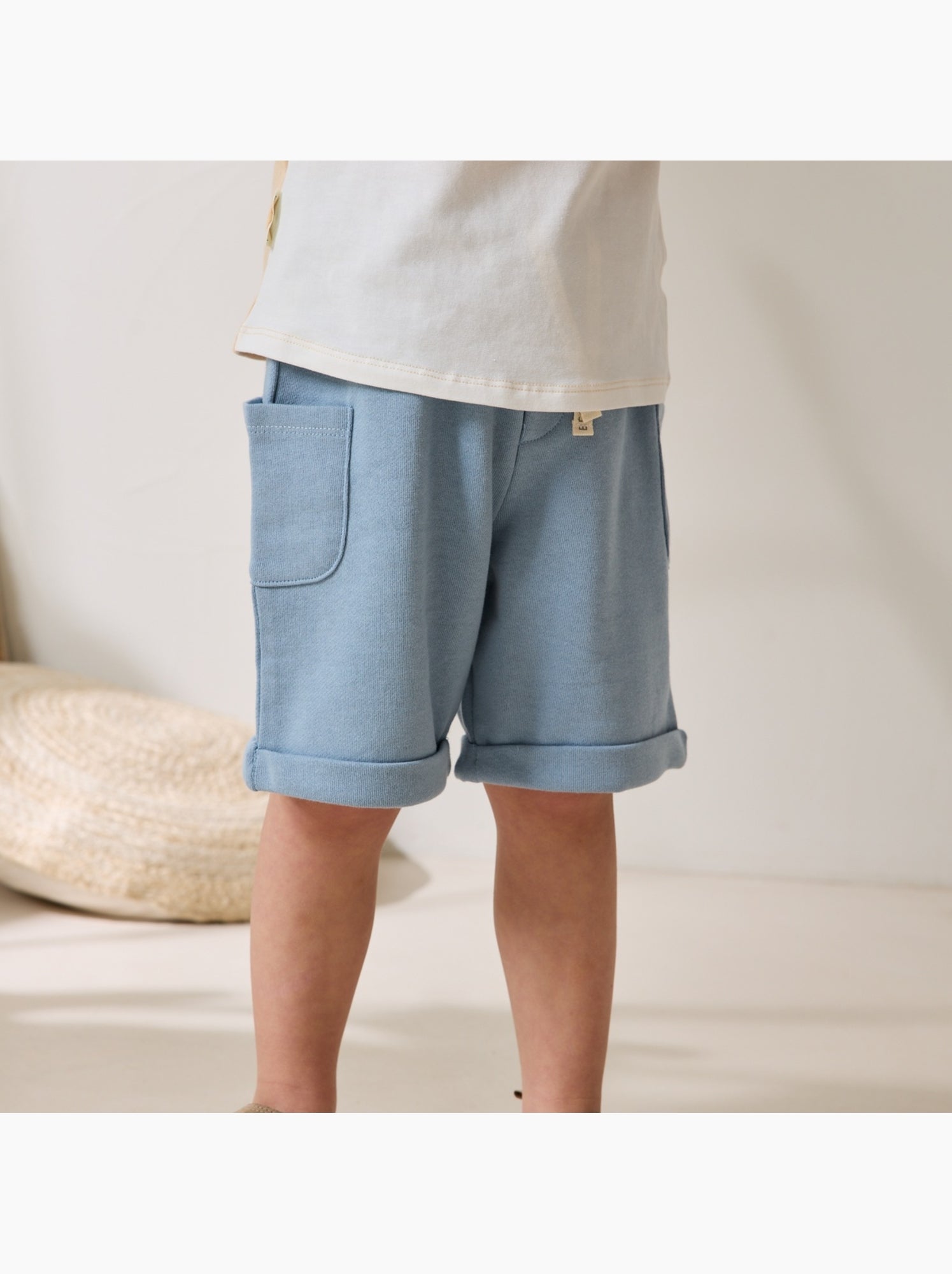 Short enfant baroudeur - Bleu