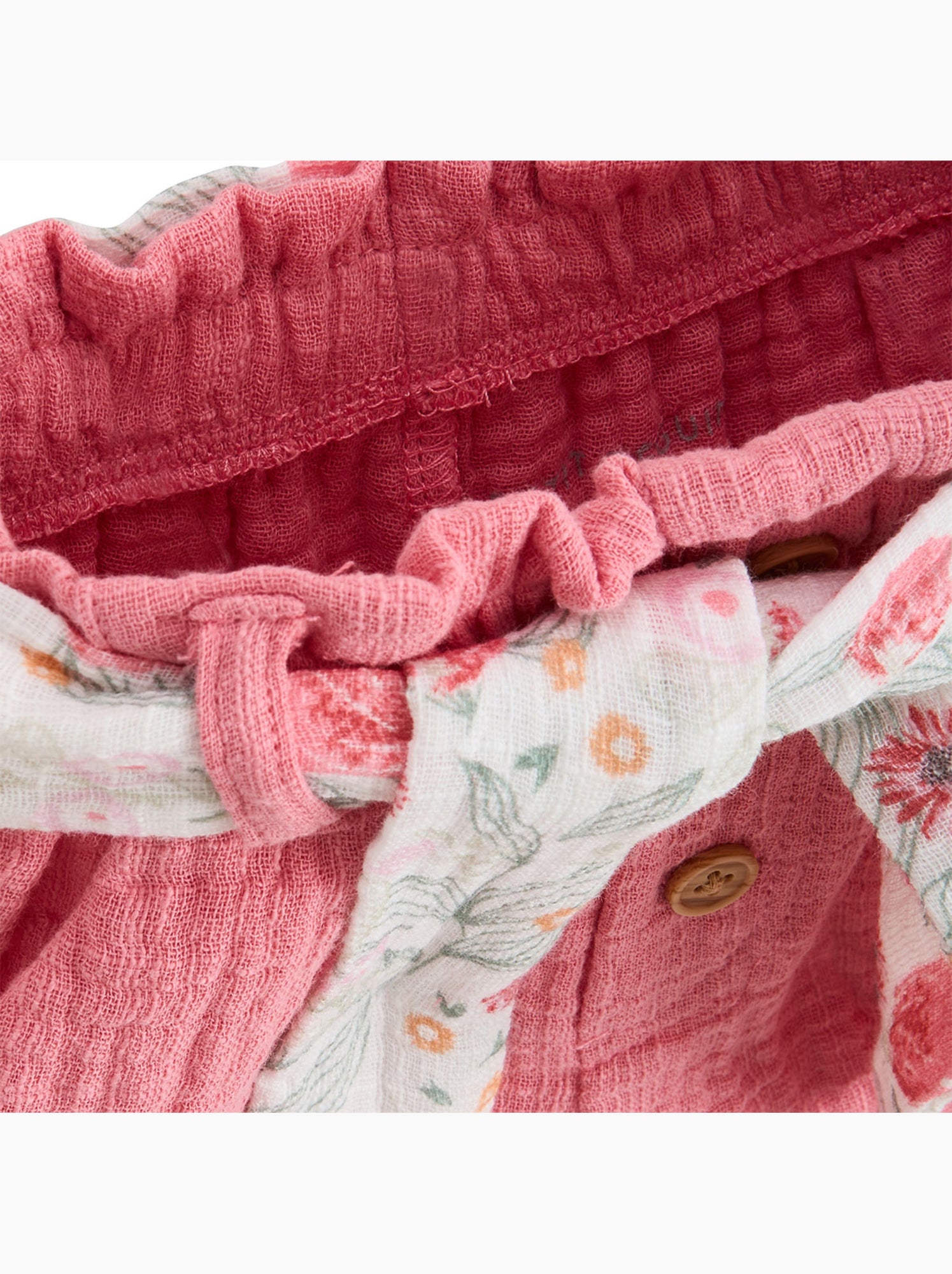 Short enfant en gaze de coton anaelle - Rose