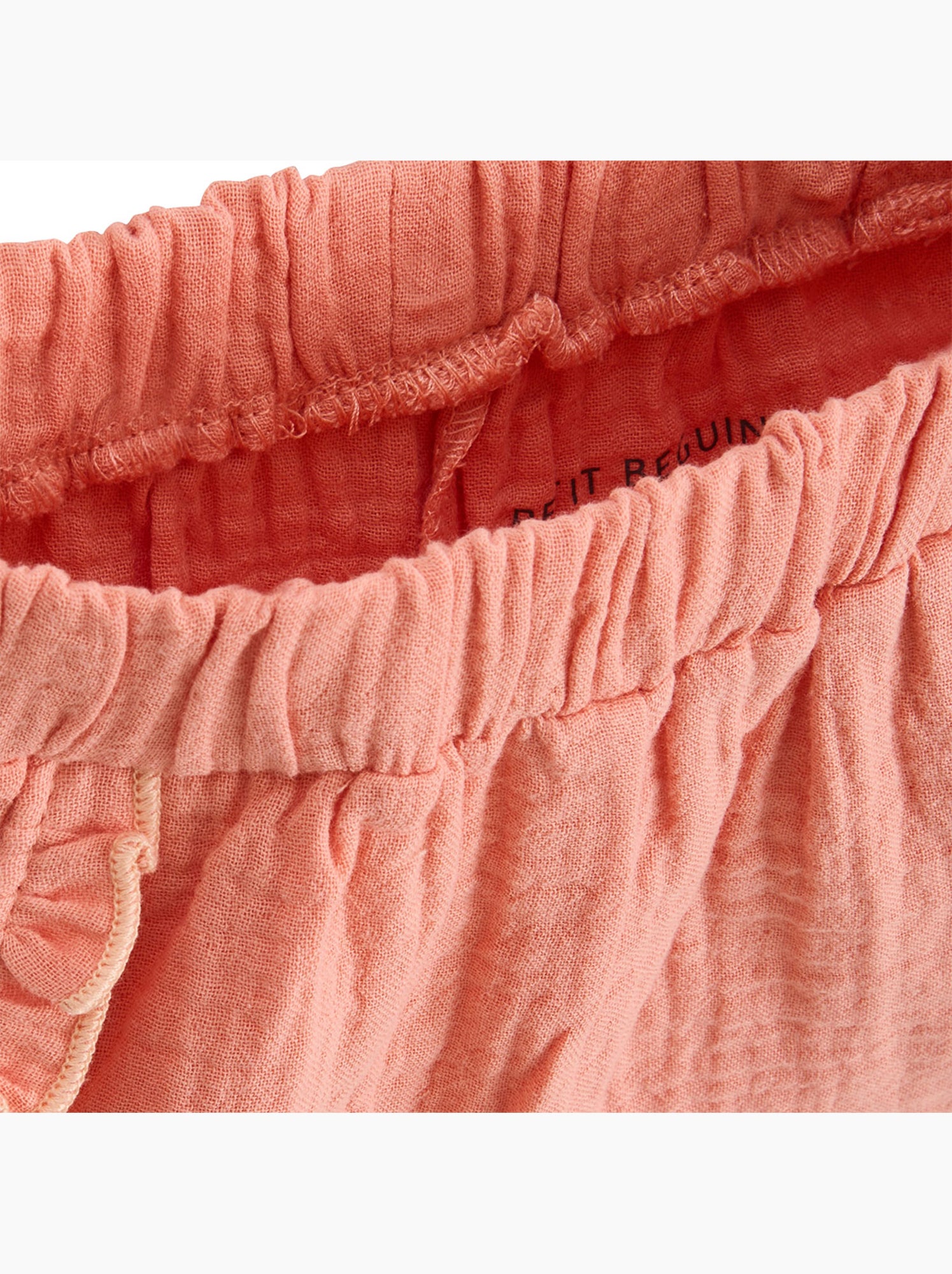 Short enfant en gaze de coton santa giulia - Orange