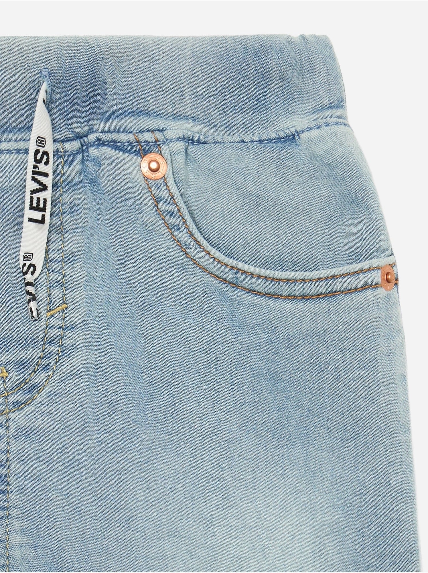 Short taille élastique - Levi's Kids - Bleu clair