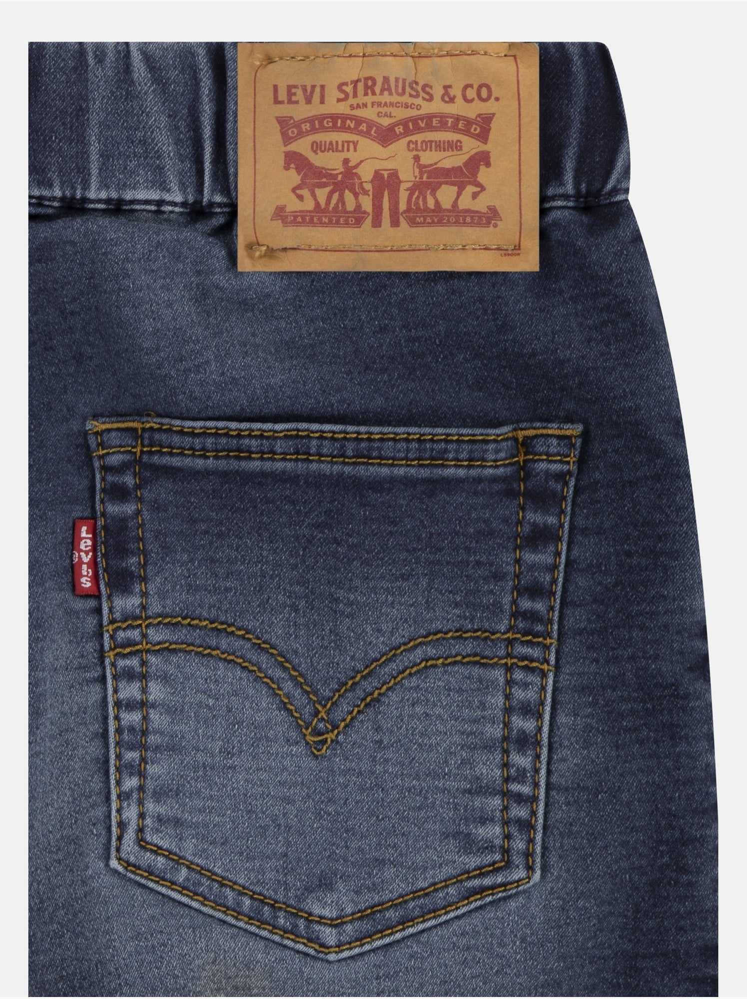 Short taille élastique - Levi's Kids - Bleu marine