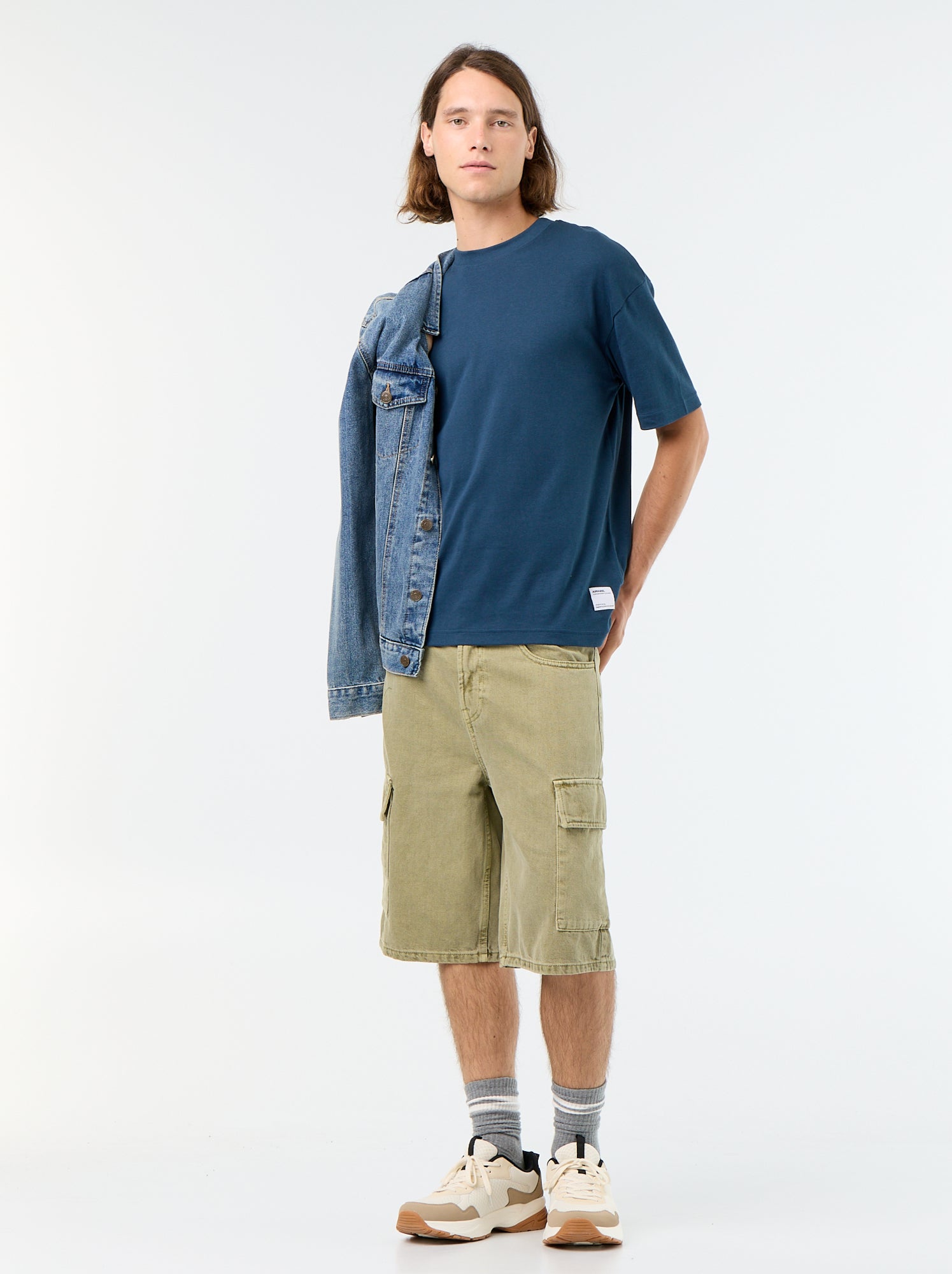 Short uni multipoches - Kaki
