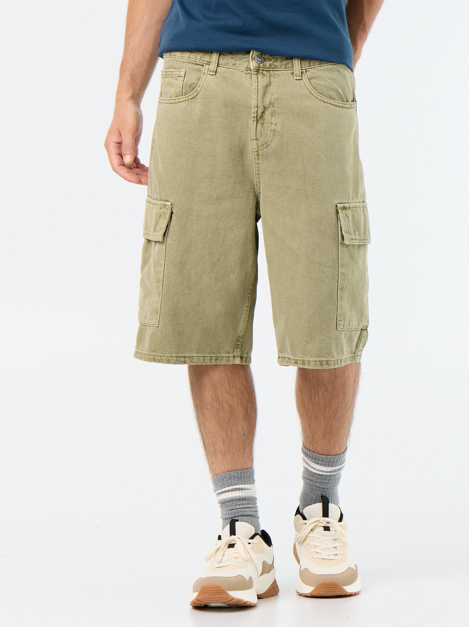 Short uni multipoches - Kaki