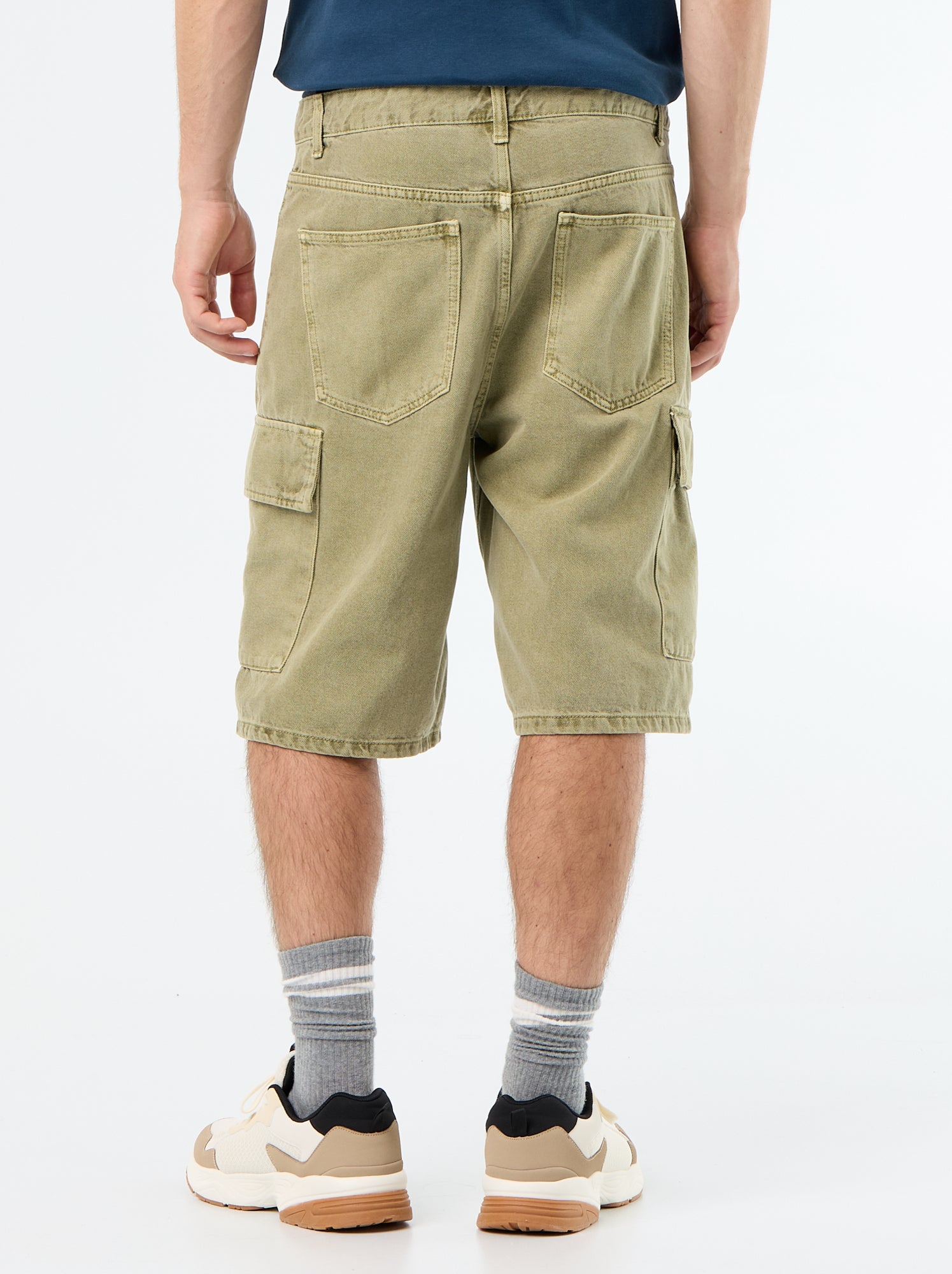 Short uni multipoches - Kaki