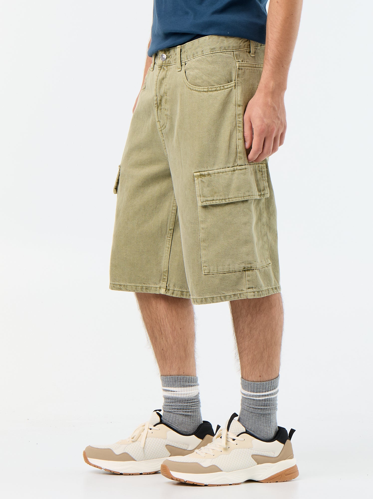 Short uni multipoches - Kaki