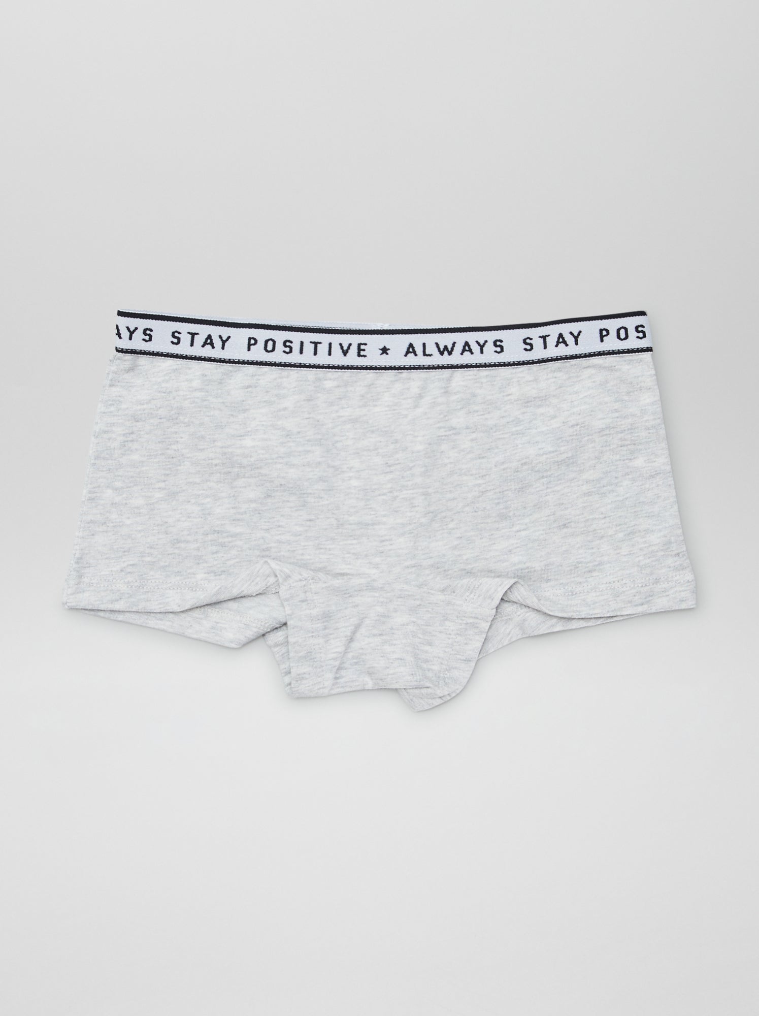 Shorties en jersey - Lot de 3 - Noir/blanc/gris