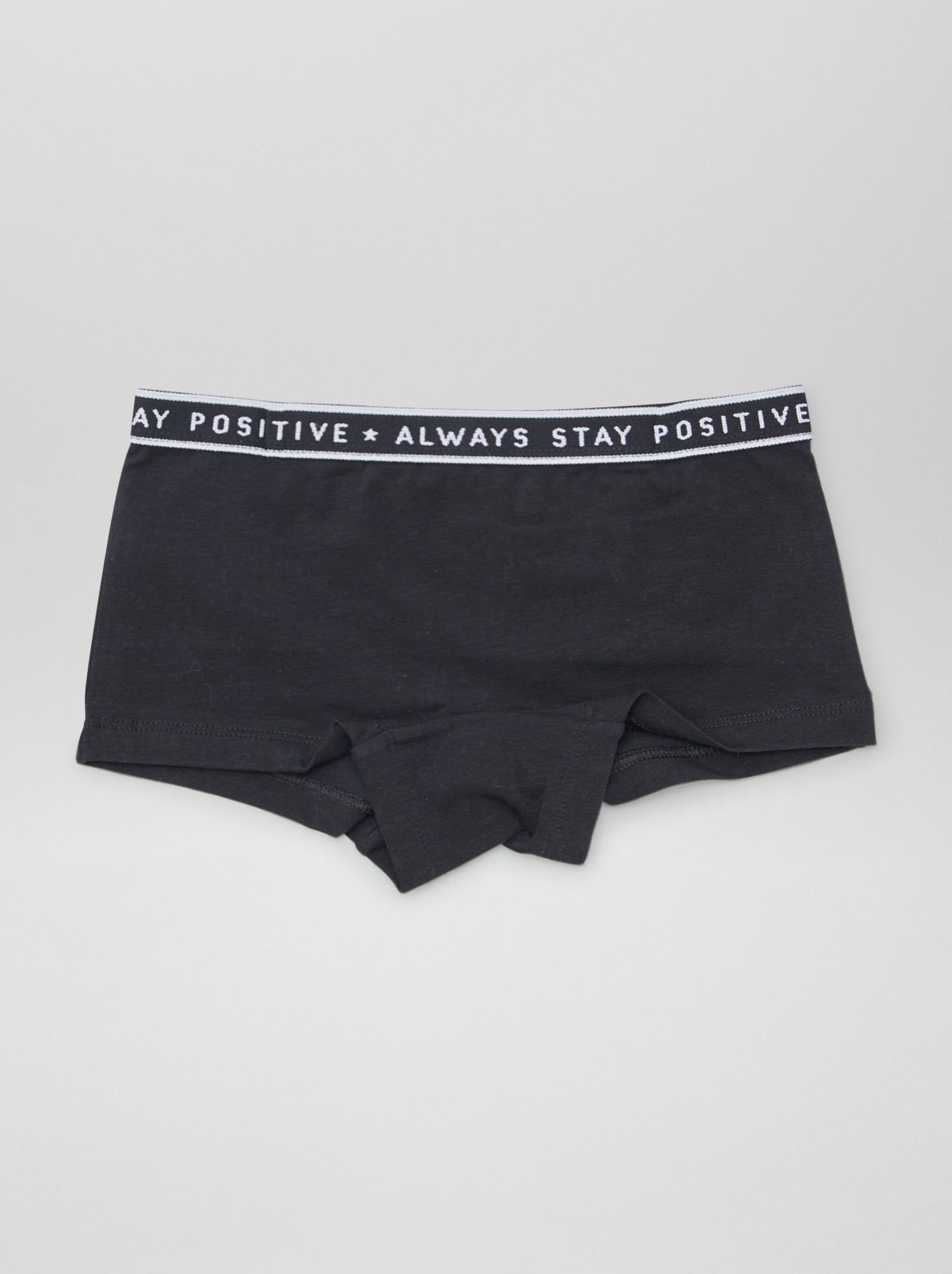 Shorties en jersey - Lot de 3 - Noir/blanc/gris
