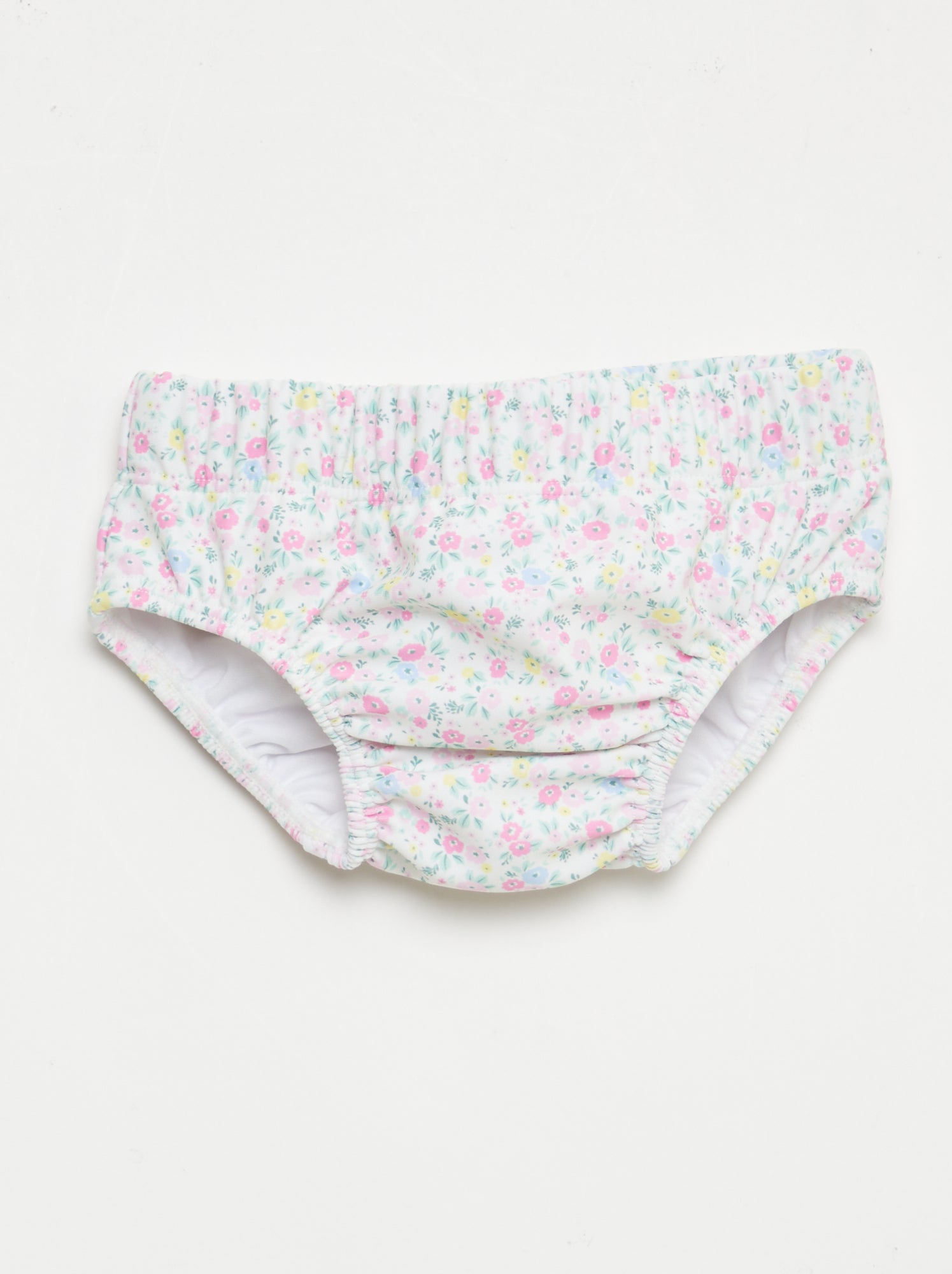 Slip de bain à motifs - Blanc