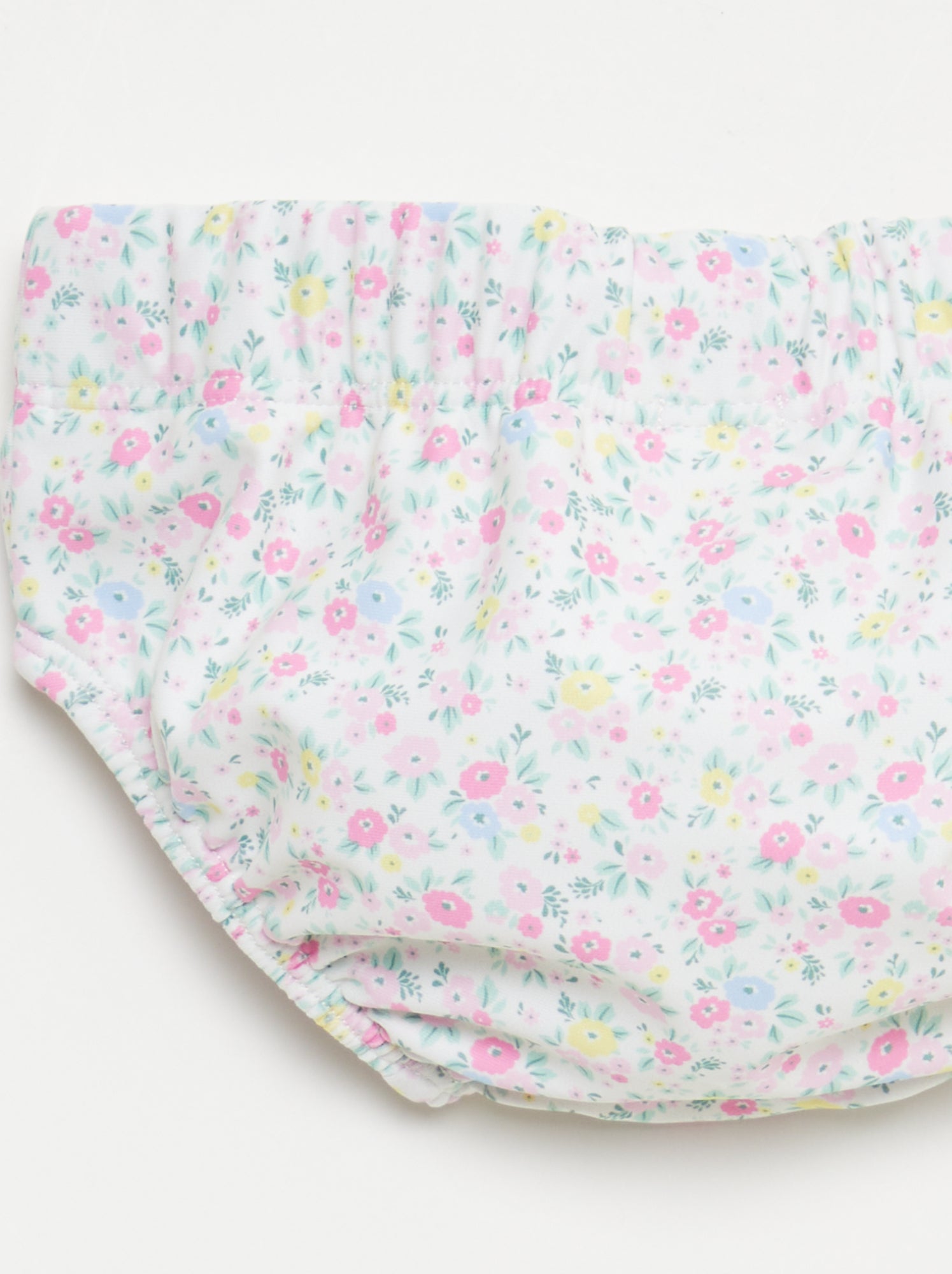 Slip de bain à motifs - Blanc