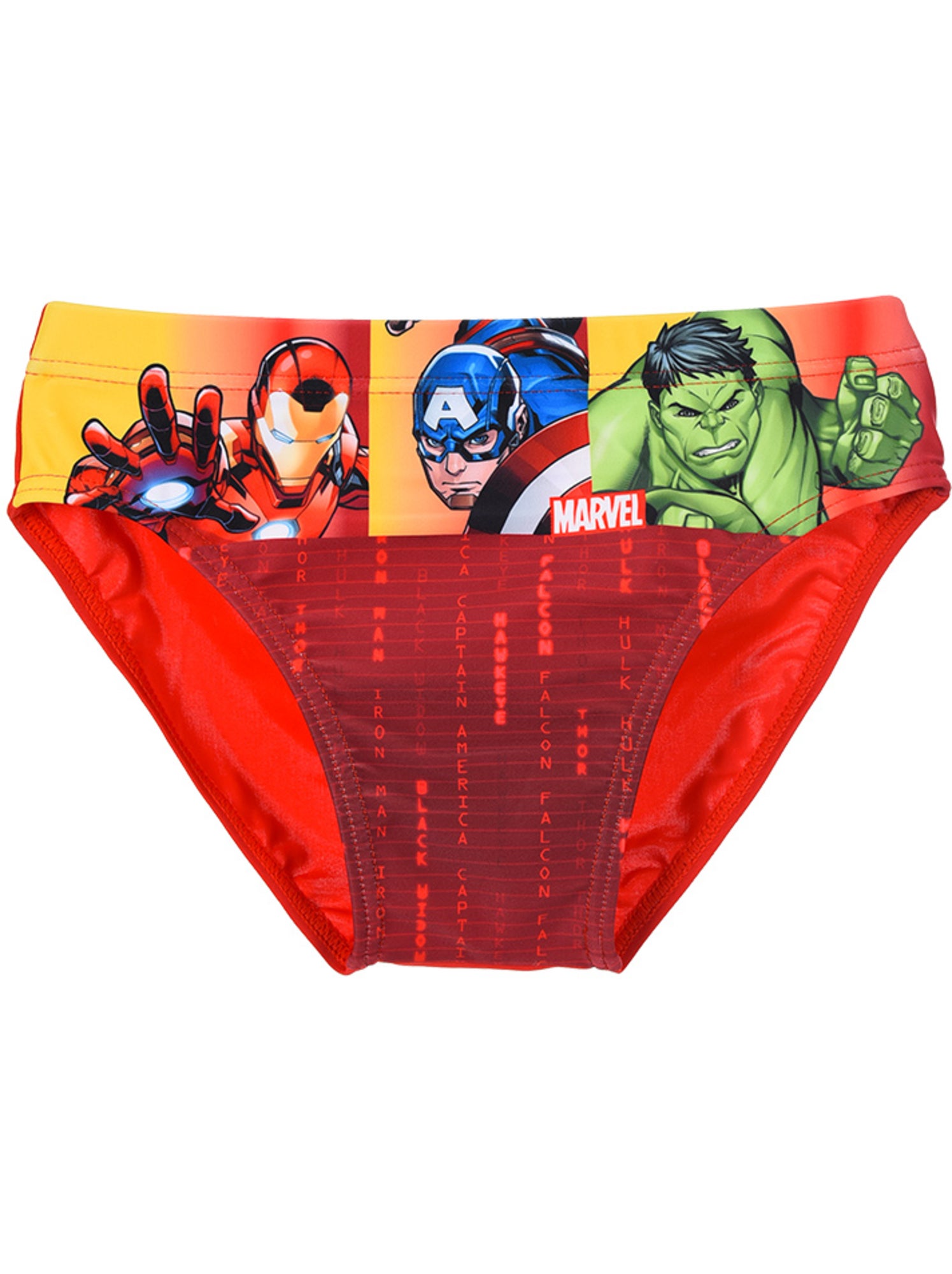 Slip de bain avengers  | licence officielle - Rouge