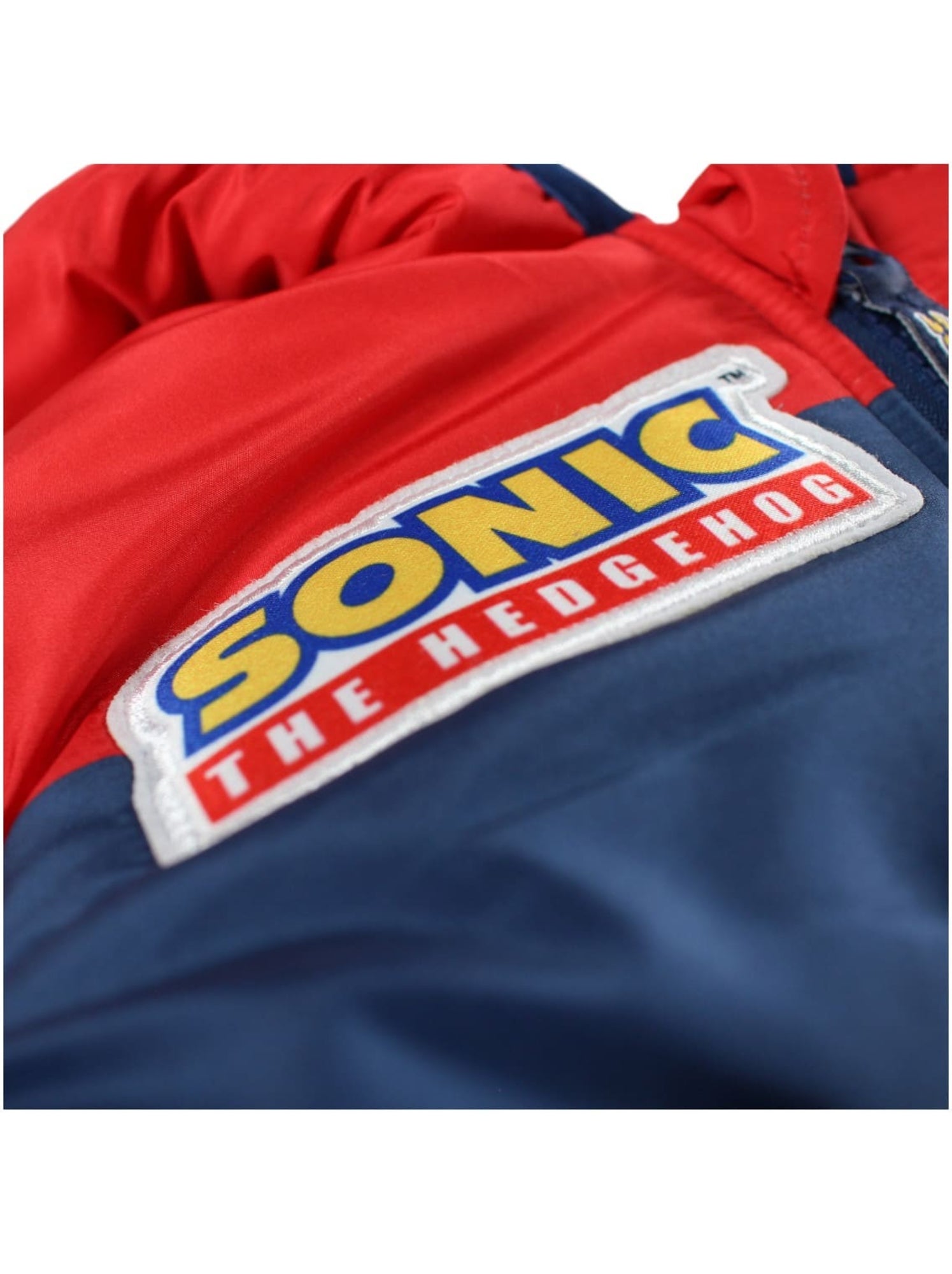 Sonic - Doudoune garçon avec logo 2 couleurs - Rouge