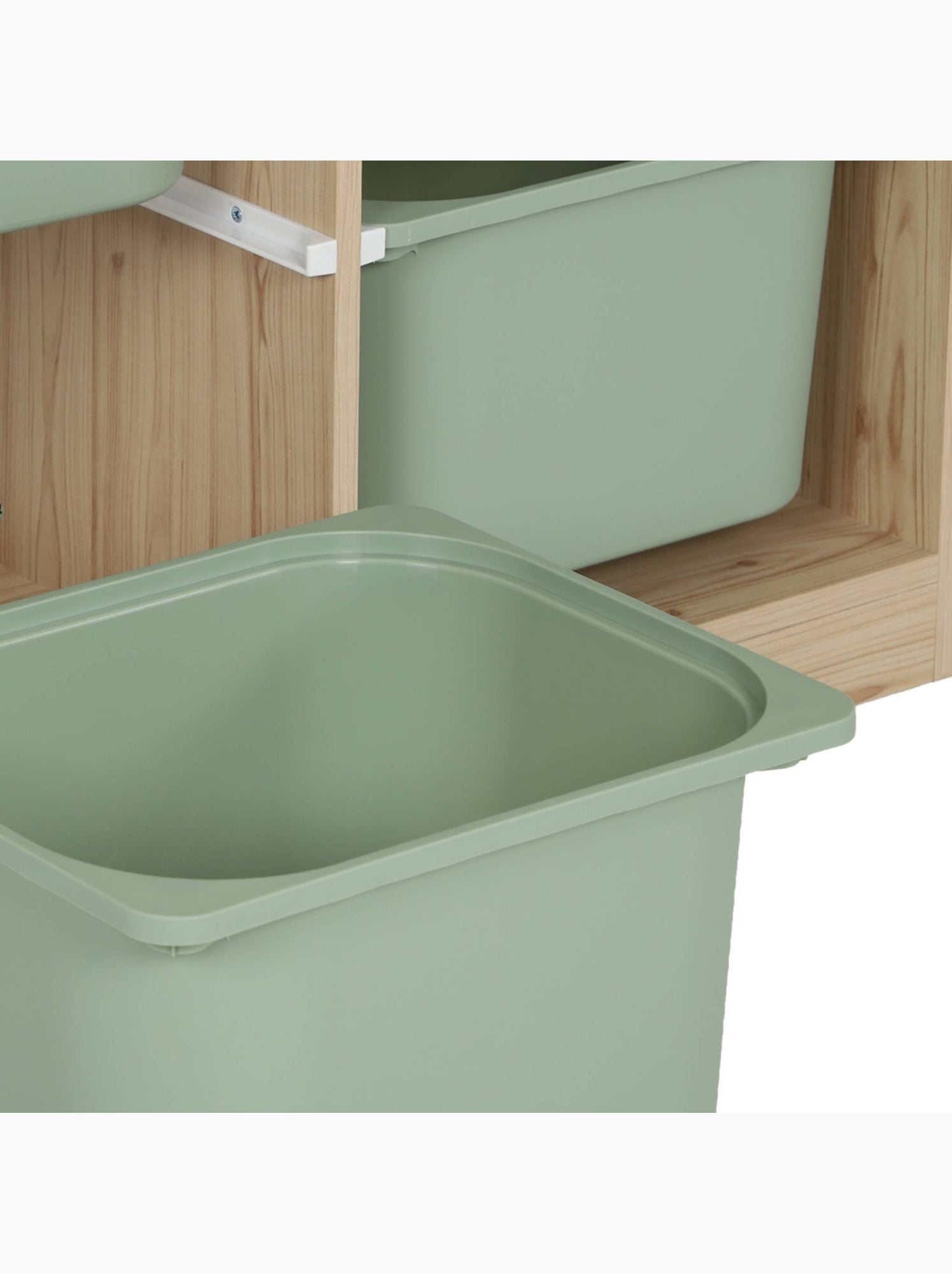 Sora - meuble de rangement pour enfant 6 bacs de rangement sora - Vert clair