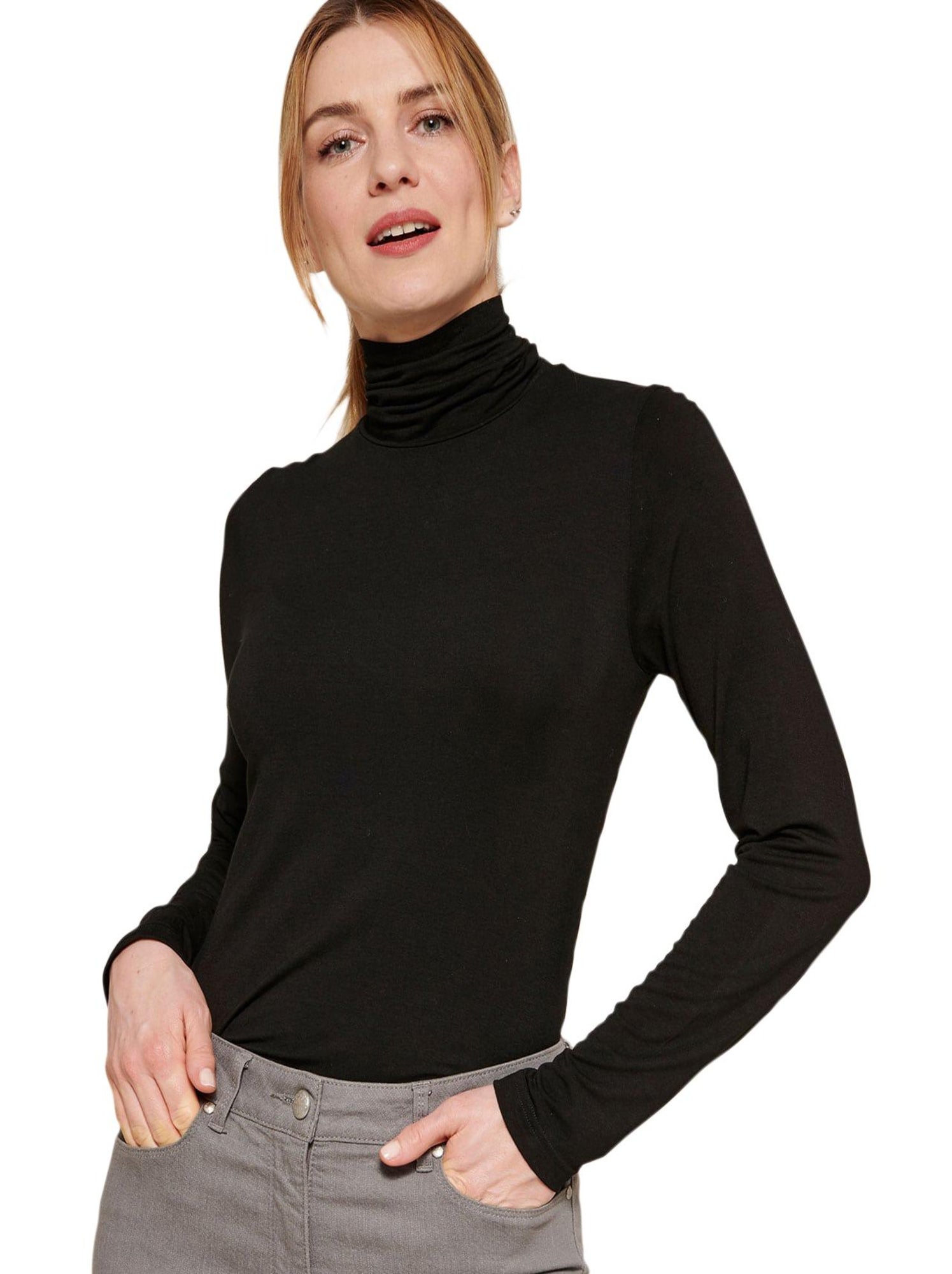 Sous pull col roulé - damart - Noir