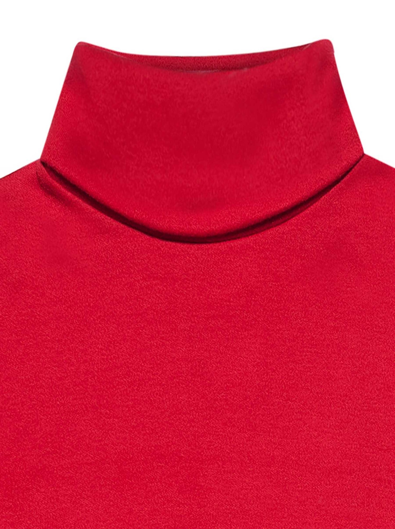 Sous Pull Col Roulé Jersey    HARMONIE - 'LA FAUTE A VOLTAIRE' - Rouge