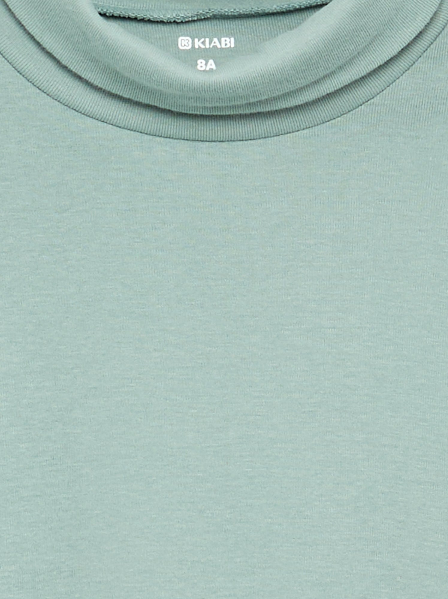 Sous-pull en maille côtelée - Bleu