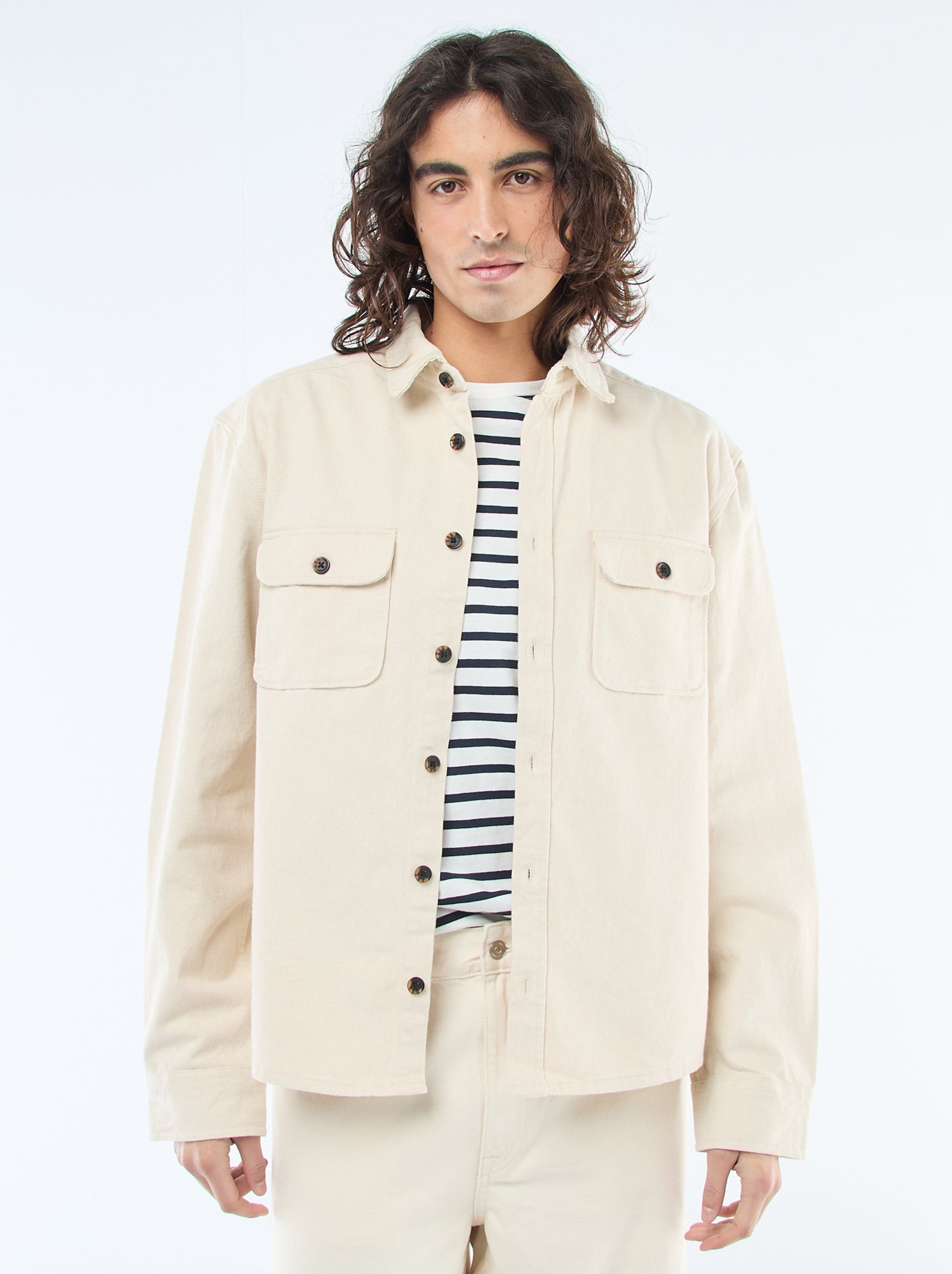 Surchemise en coton - Blanc
