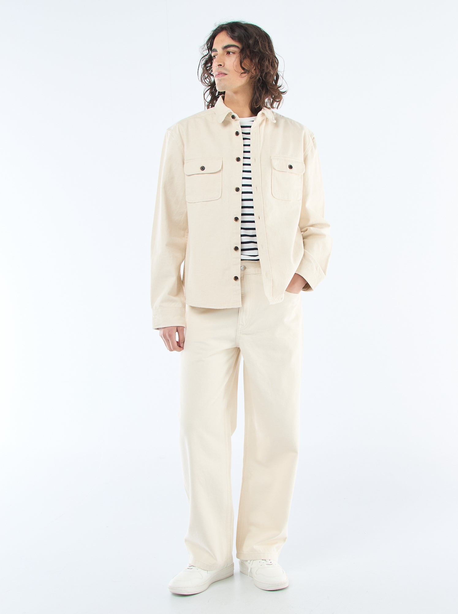 Surchemise en coton - Blanc