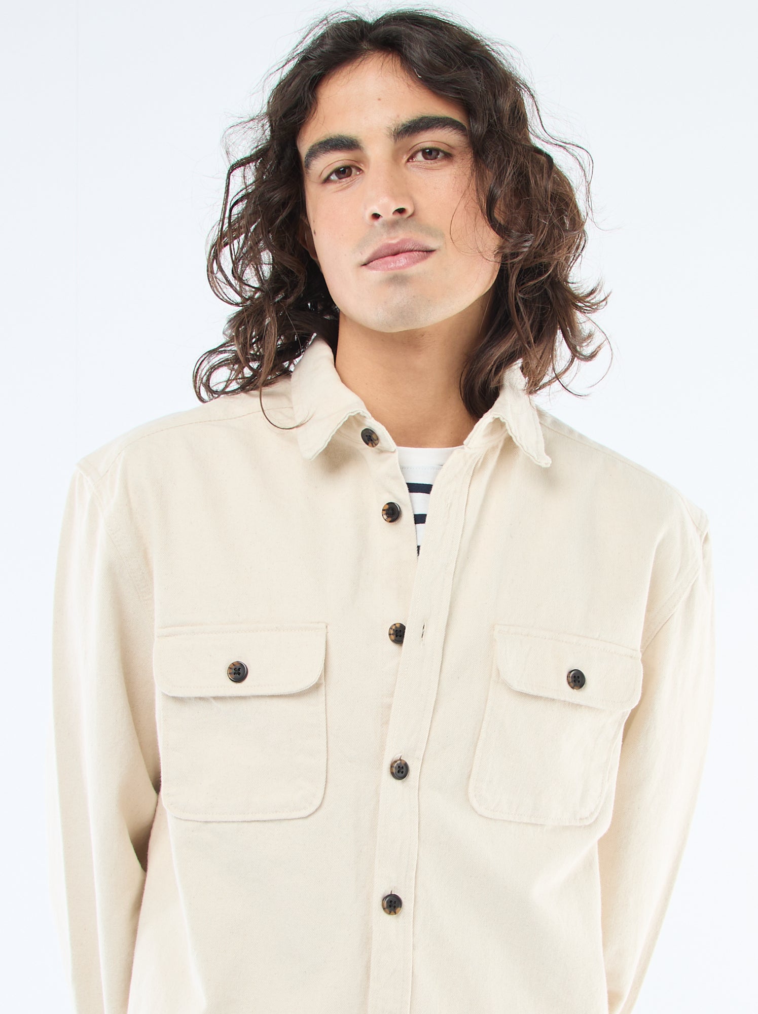 Surchemise en coton - Blanc
