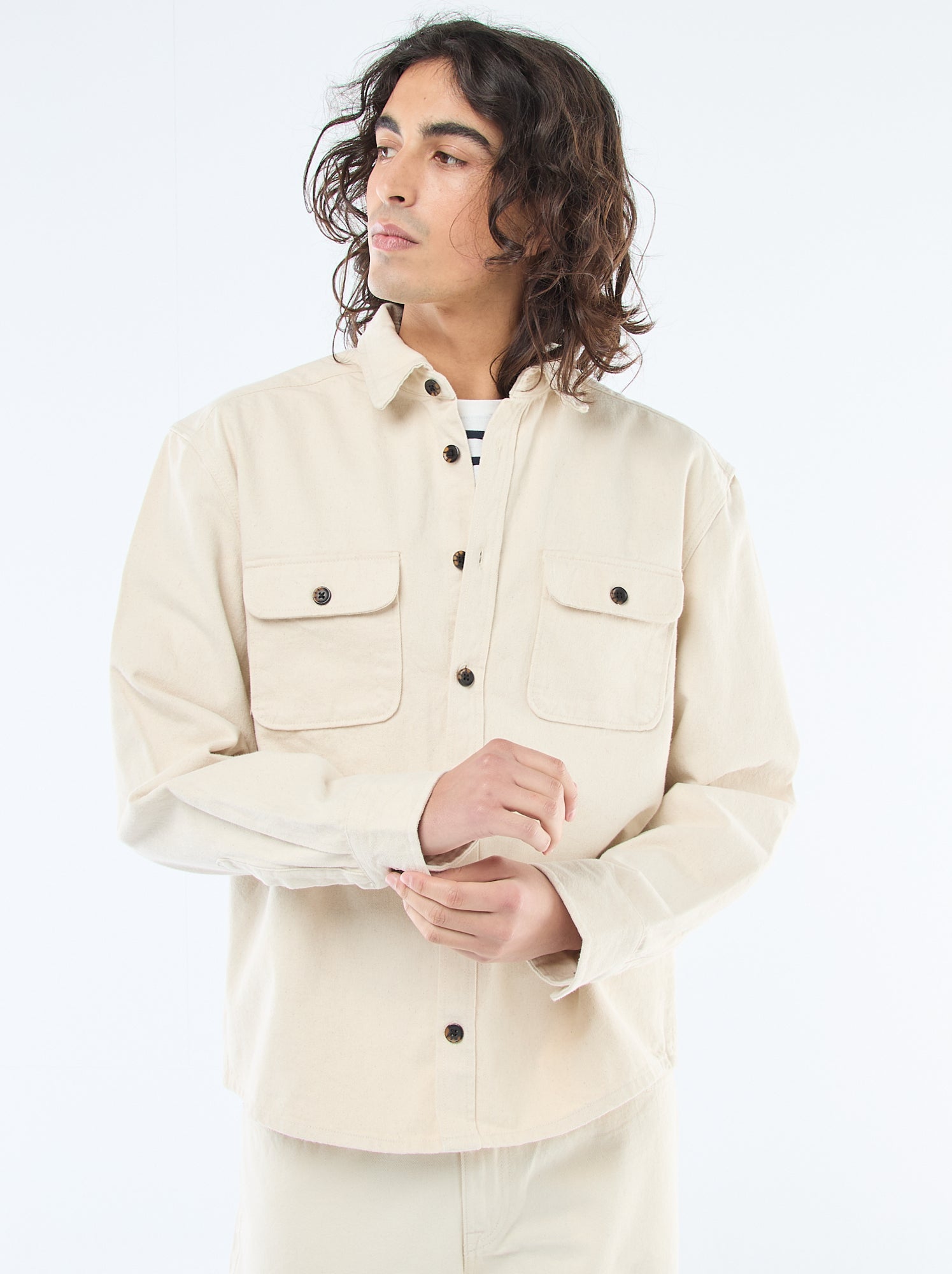 Surchemise en coton - Blanc