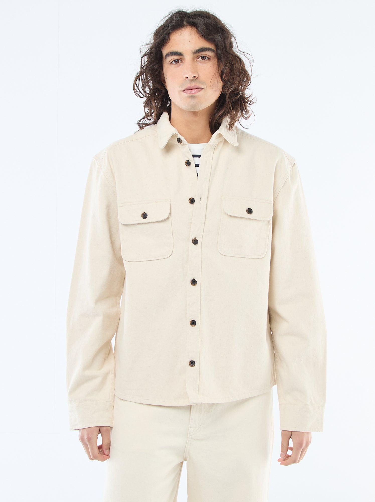 Surchemise en coton - Blanc