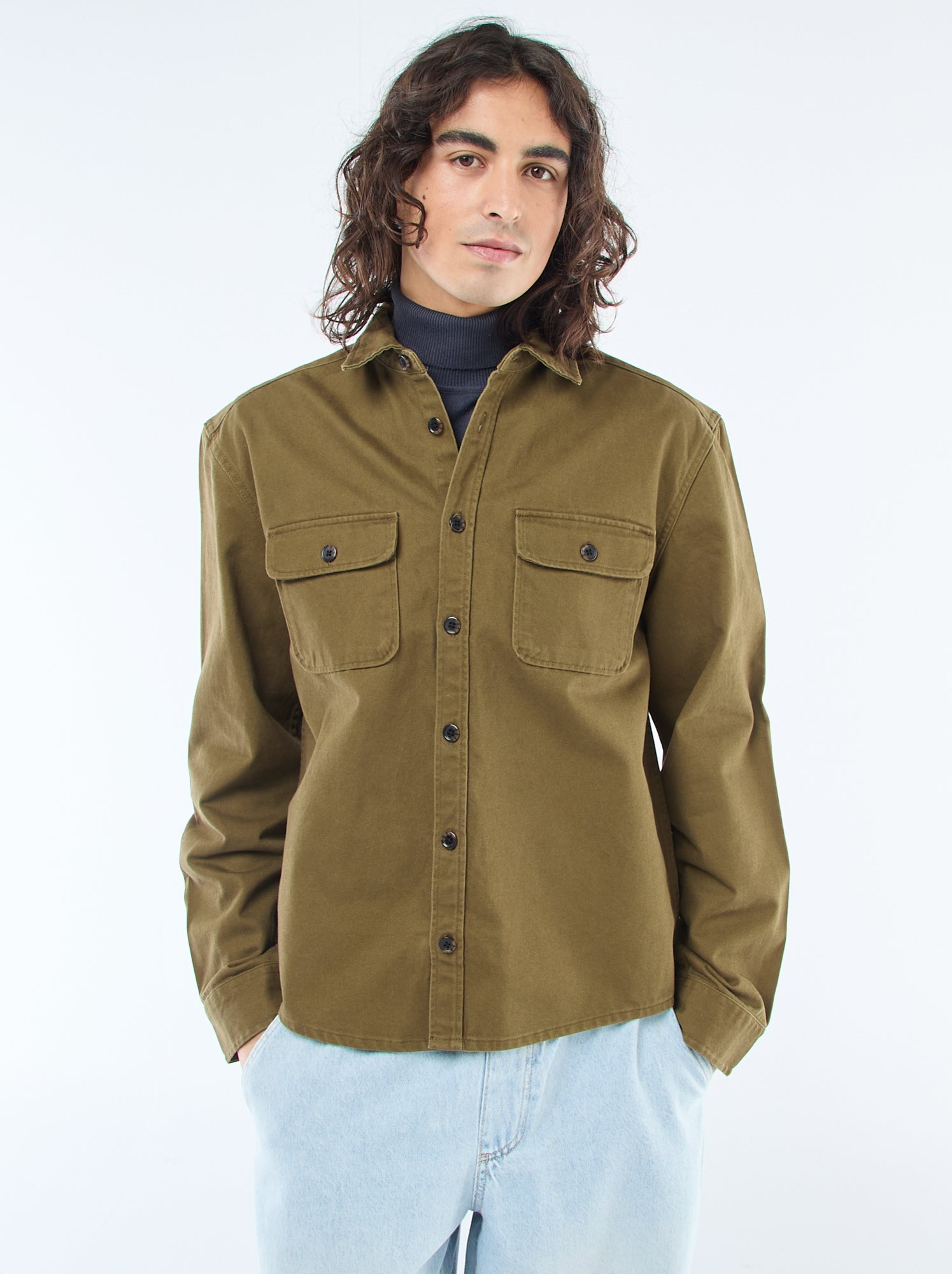 Surchemise en coton - Vert
