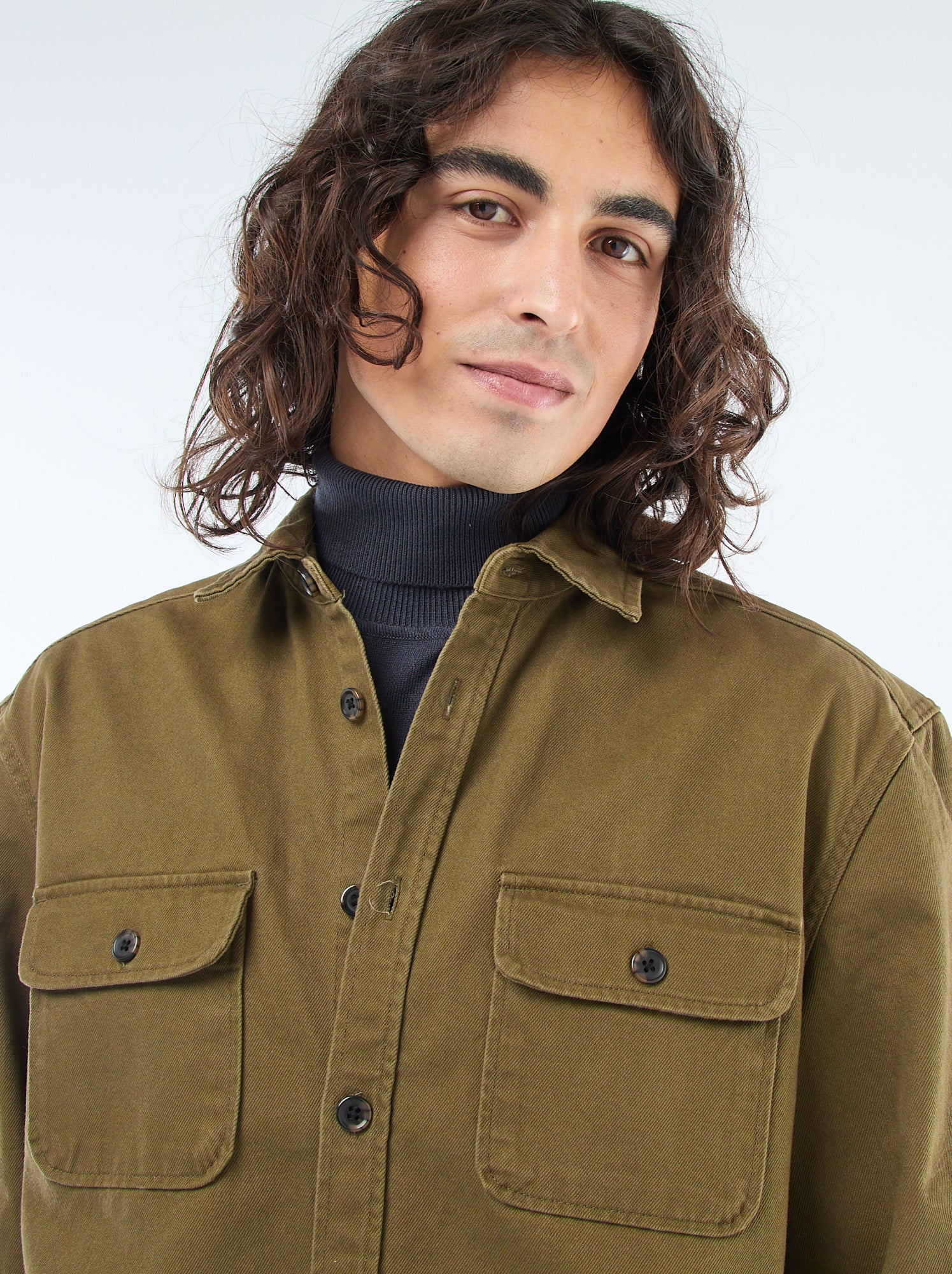 Surchemise en coton - Vert