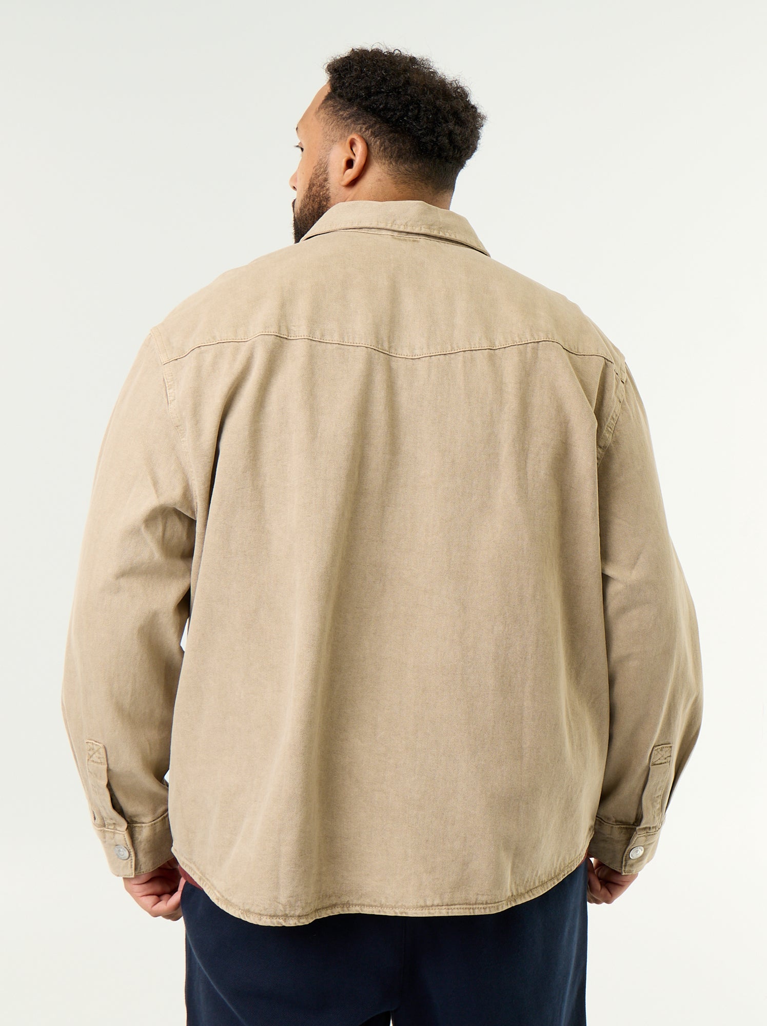 Surchemise en denim - Beige