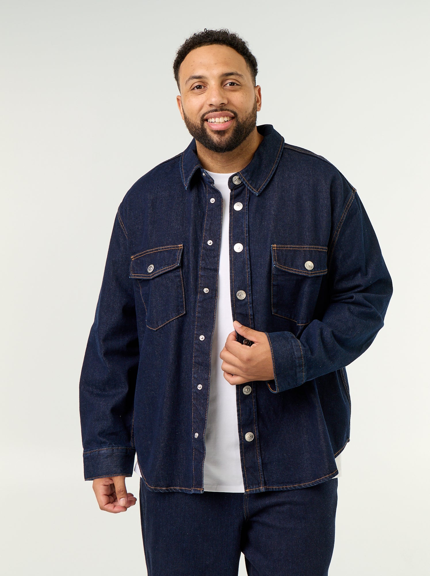 Surchemise en denim - Bleu