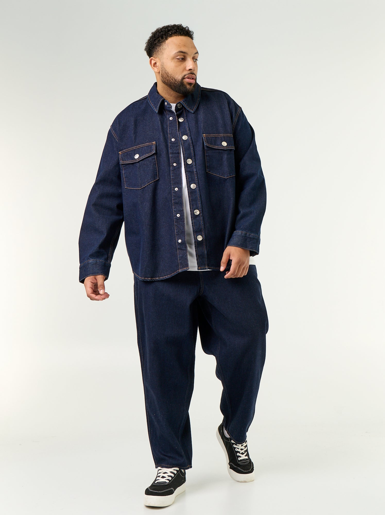 Surchemise en denim - Bleu