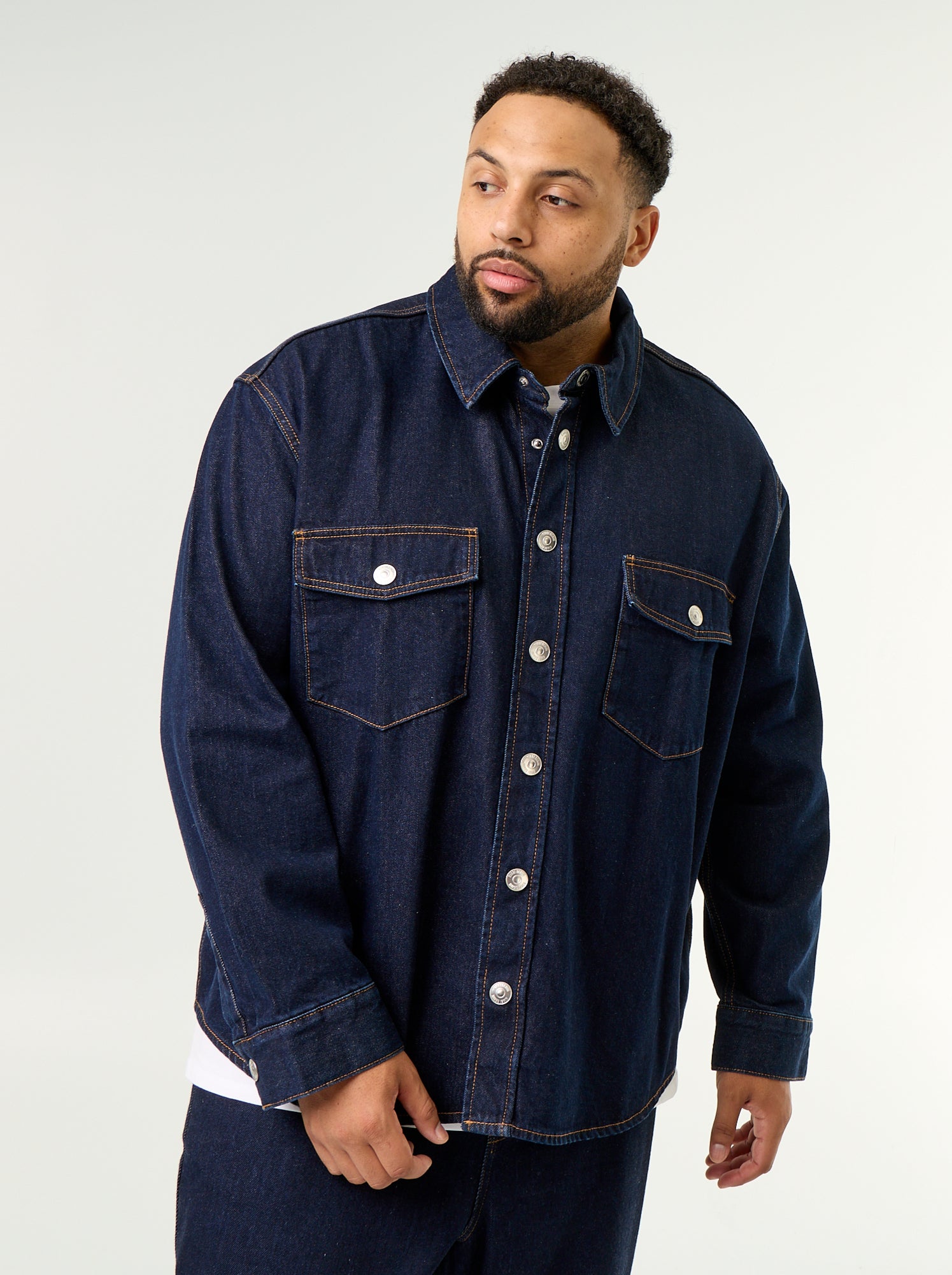Surchemise en denim - Bleu