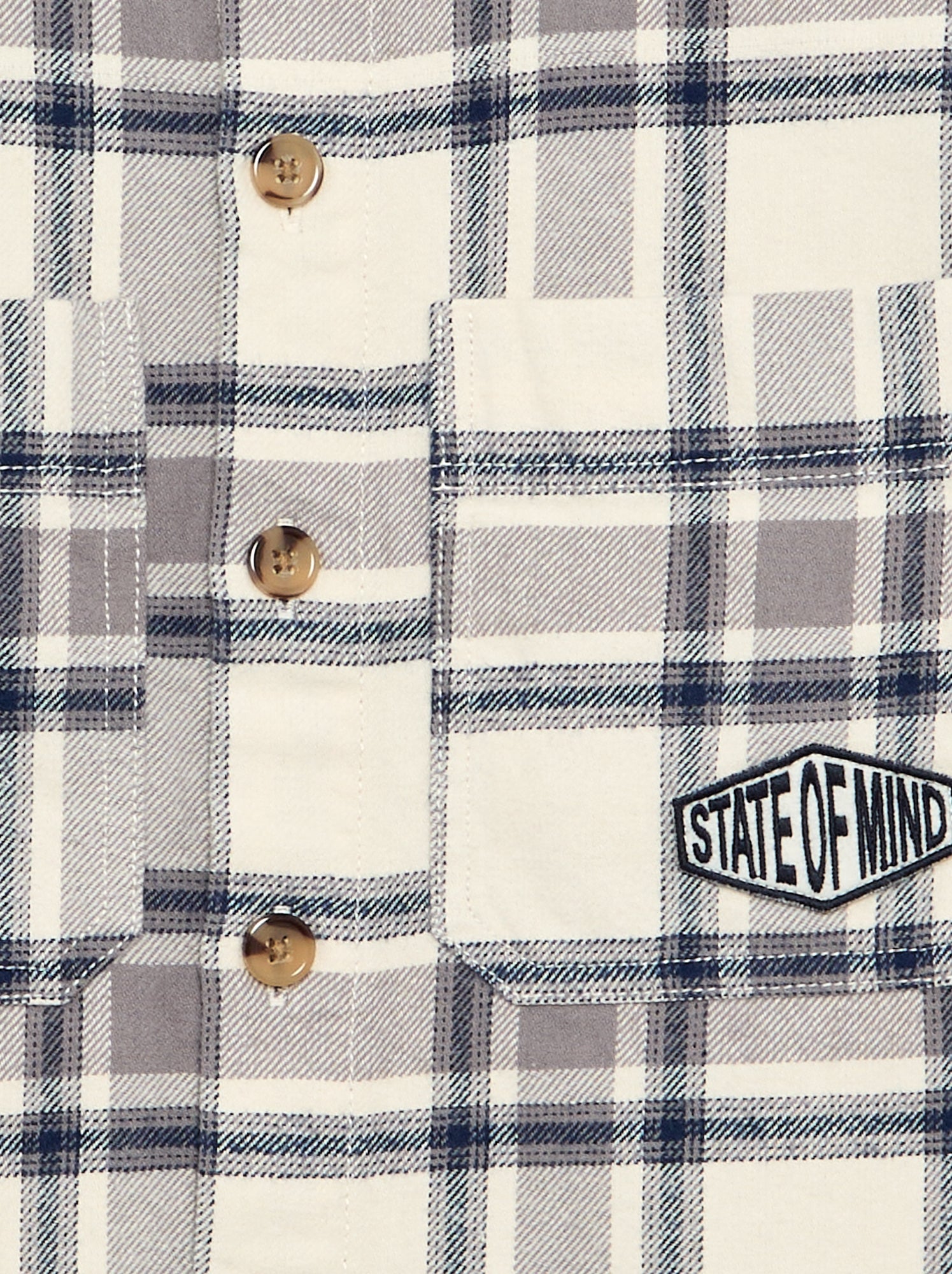 Surchemise en flanelle - Bleu