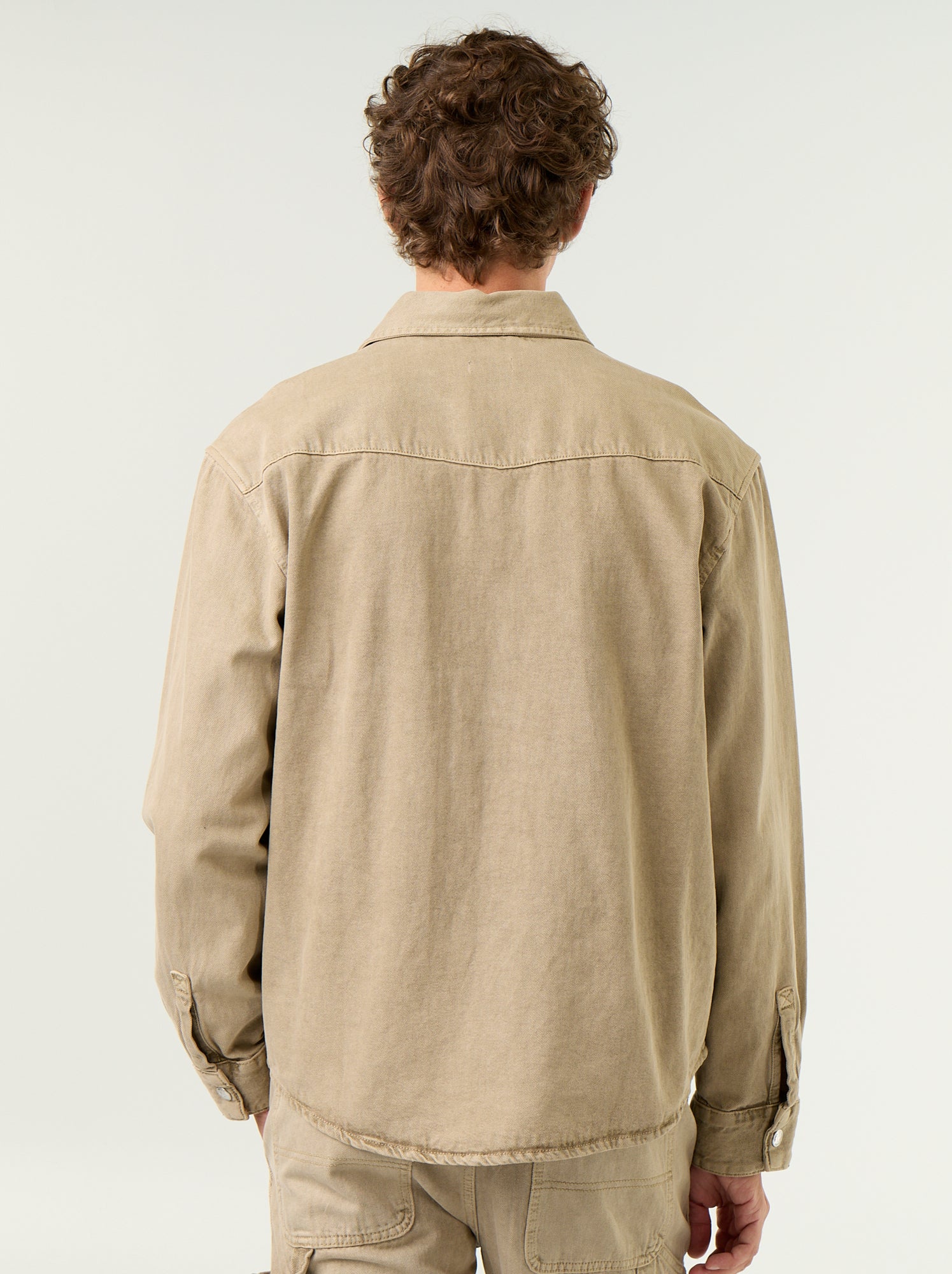 Surchemise en jean - Beige