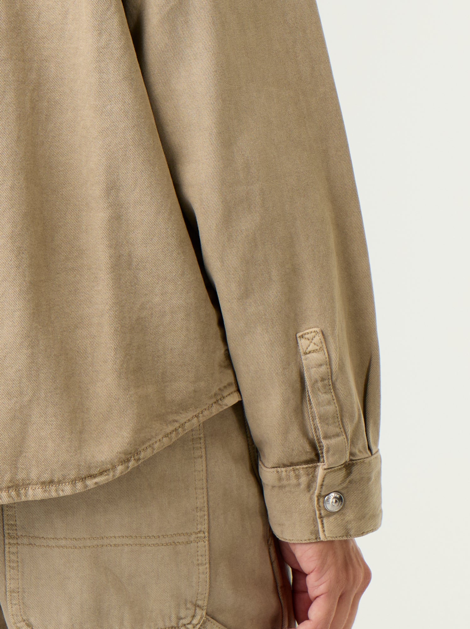Surchemise en jean - Beige