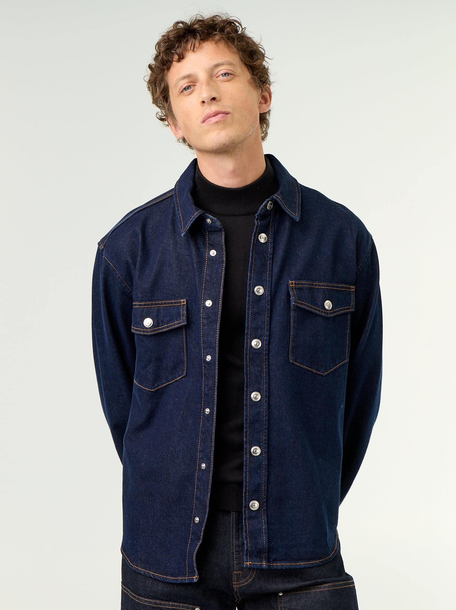 Surchemise en jean - Bleu