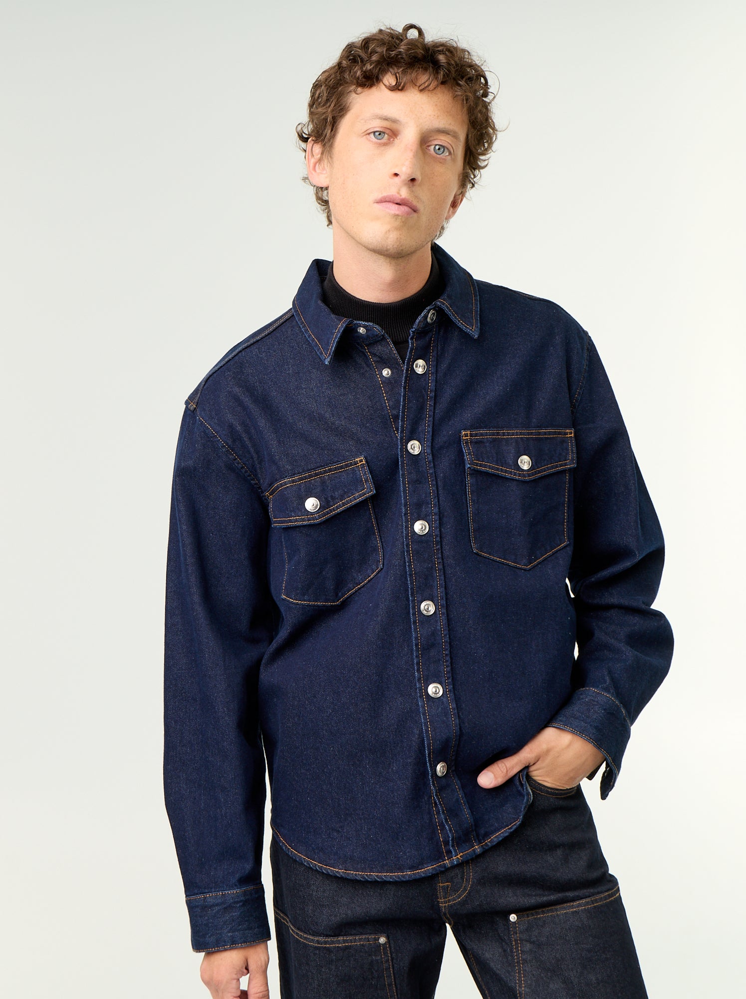 Surchemise en jean - Bleu