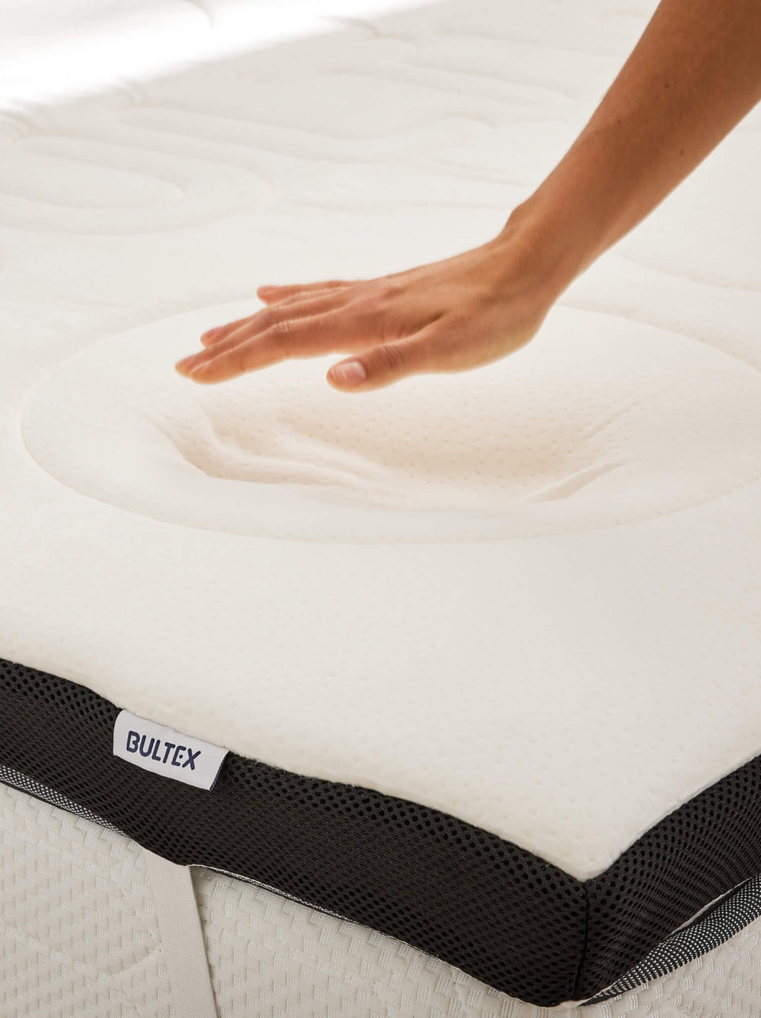 Surmatelas mémoire de forme 7 cm moelleux memomax - Blanc