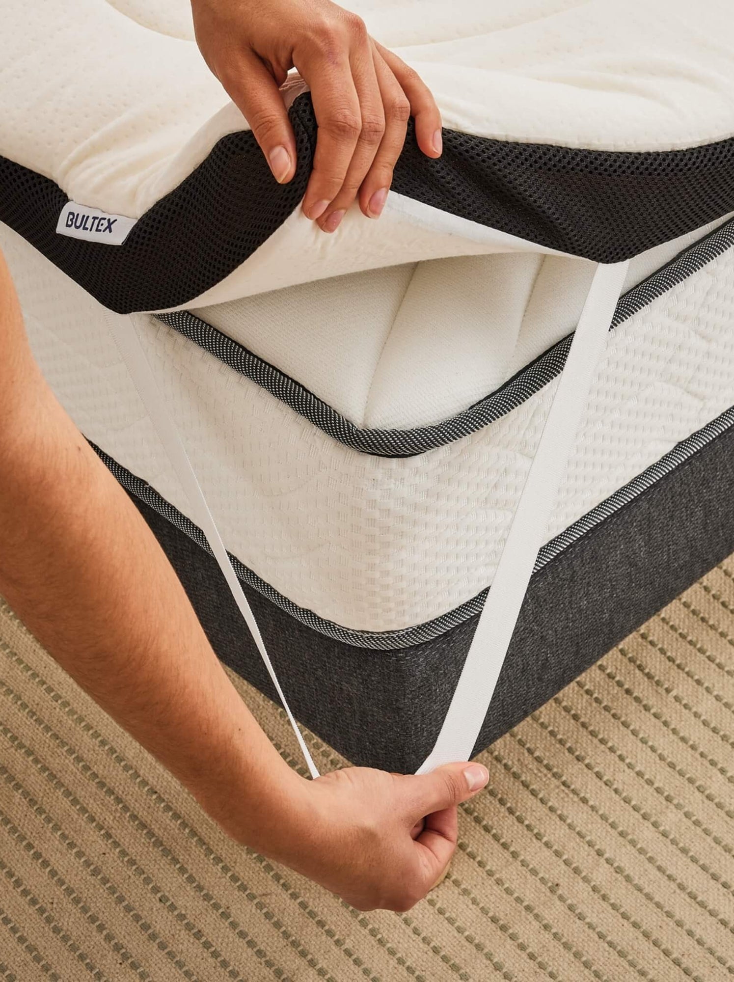 Surmatelas mémoire de forme 7 cm moelleux memomax - Blanc