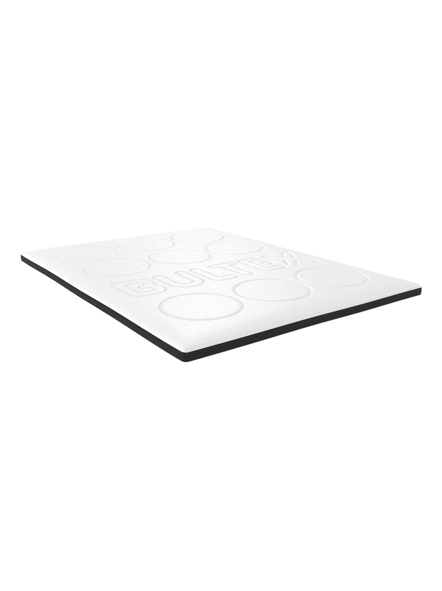 Surmatelas mémoire de forme 7 cm moelleux memomax - Blanc